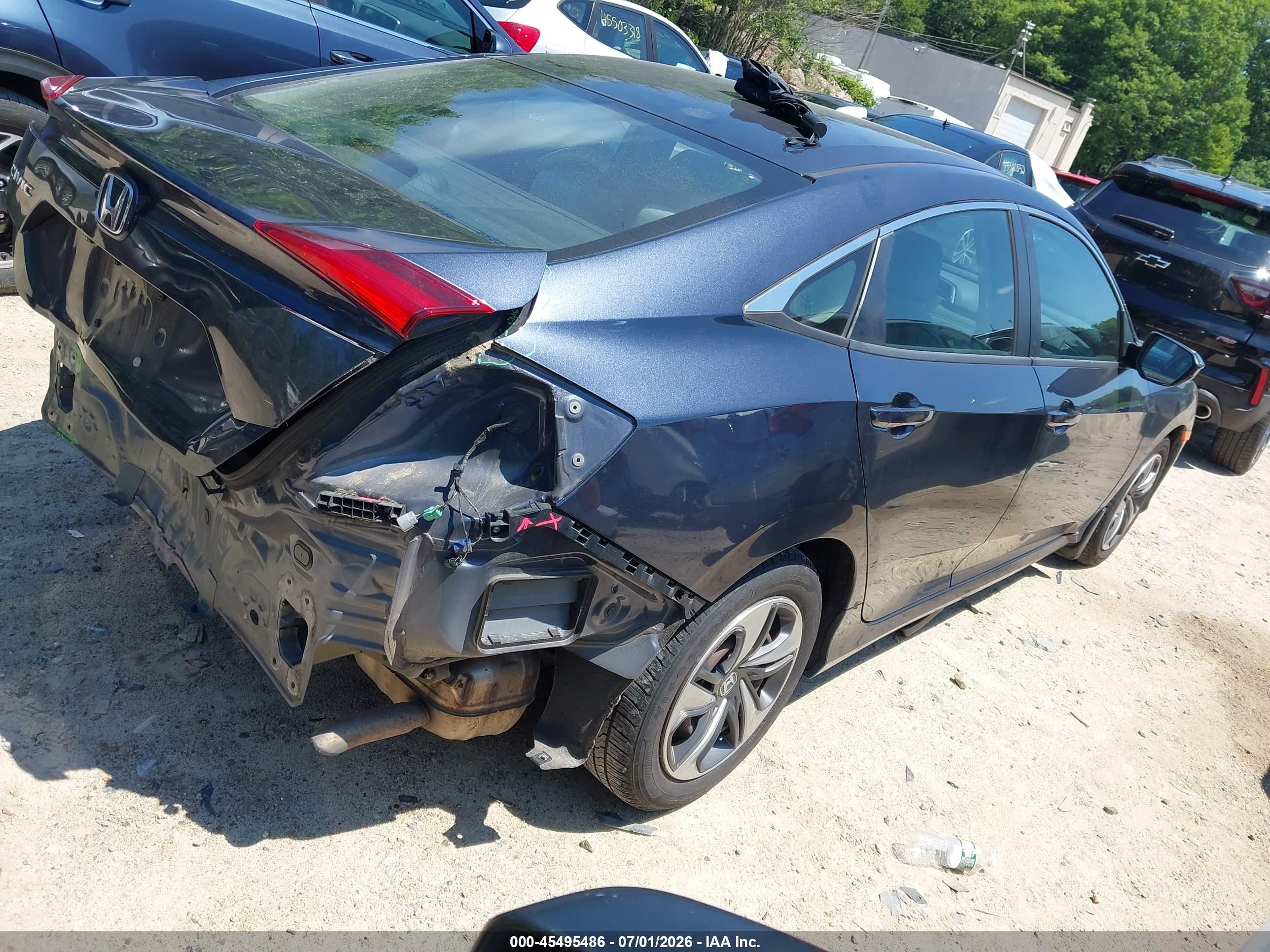 2020 Honda Civic Lx Navy vin: 2HGFC2F69LH504444