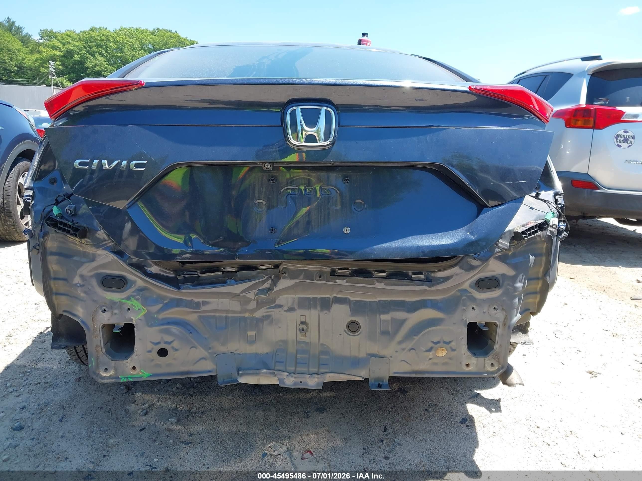 2020 Honda Civic Lx Navy vin: 2HGFC2F69LH504444