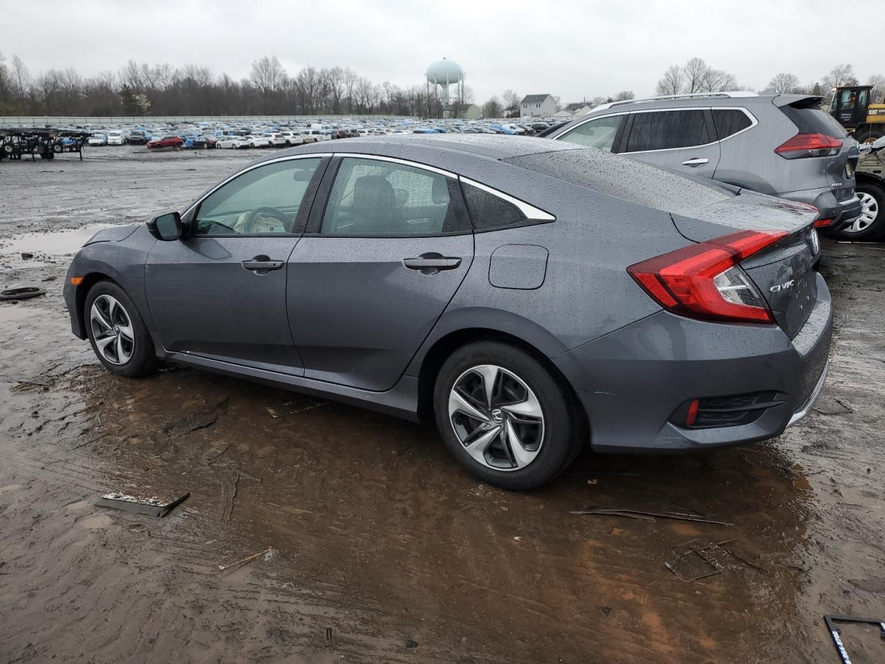 2020 Honda Civic Lx Gray vin: 2HGFC2F69LH547522