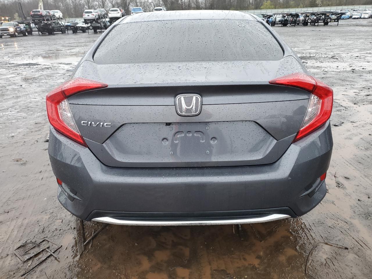 2020 Honda Civic Lx Gray vin: 2HGFC2F69LH547522