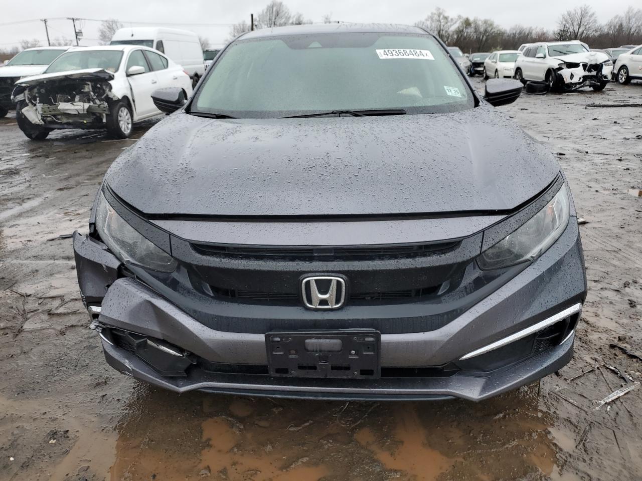 2020 Honda Civic Lx Gray vin: 2HGFC2F69LH547522
