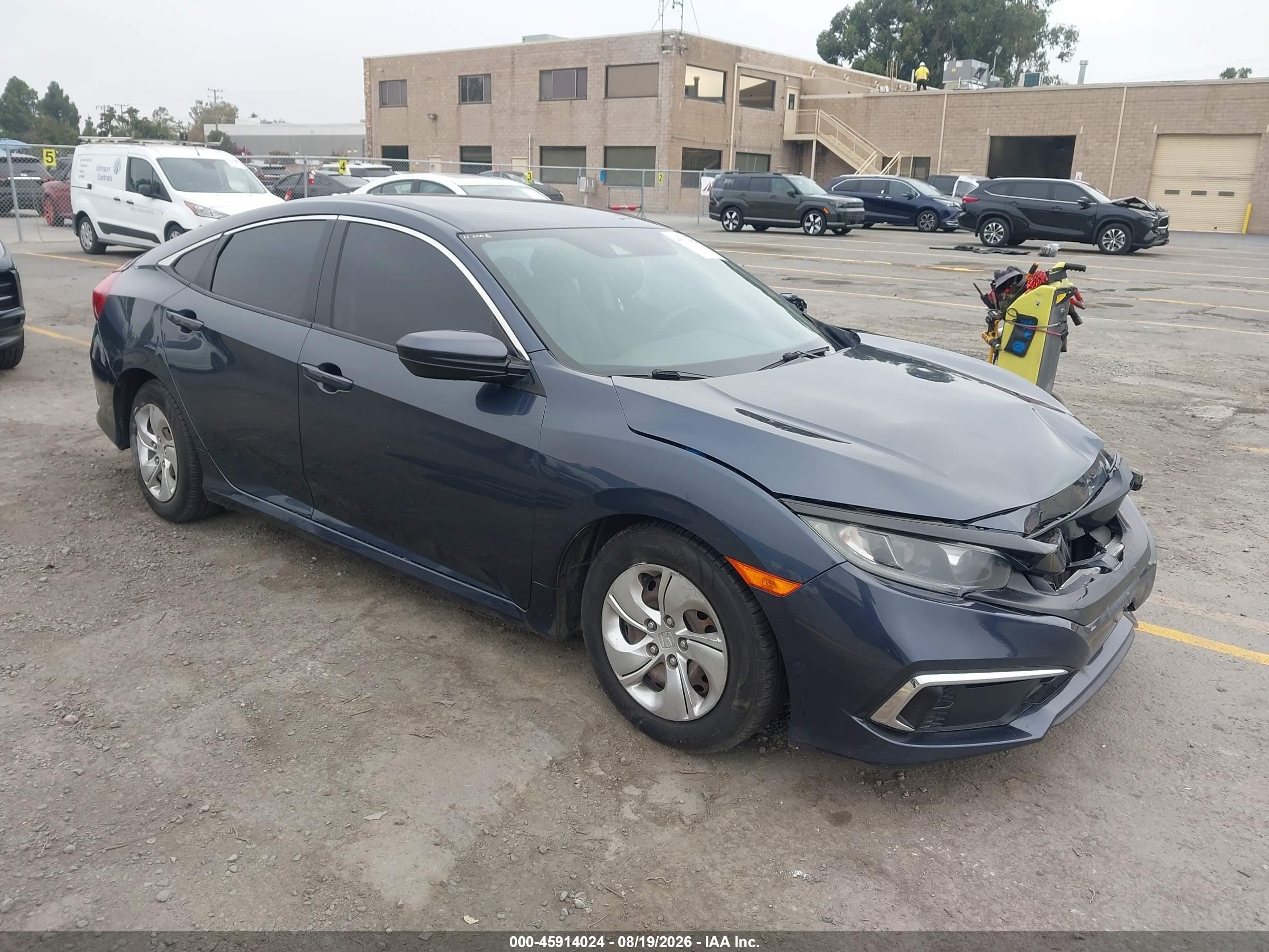 2021 Honda Civic Lx Navy vin: 2HGFC2F69MH530043