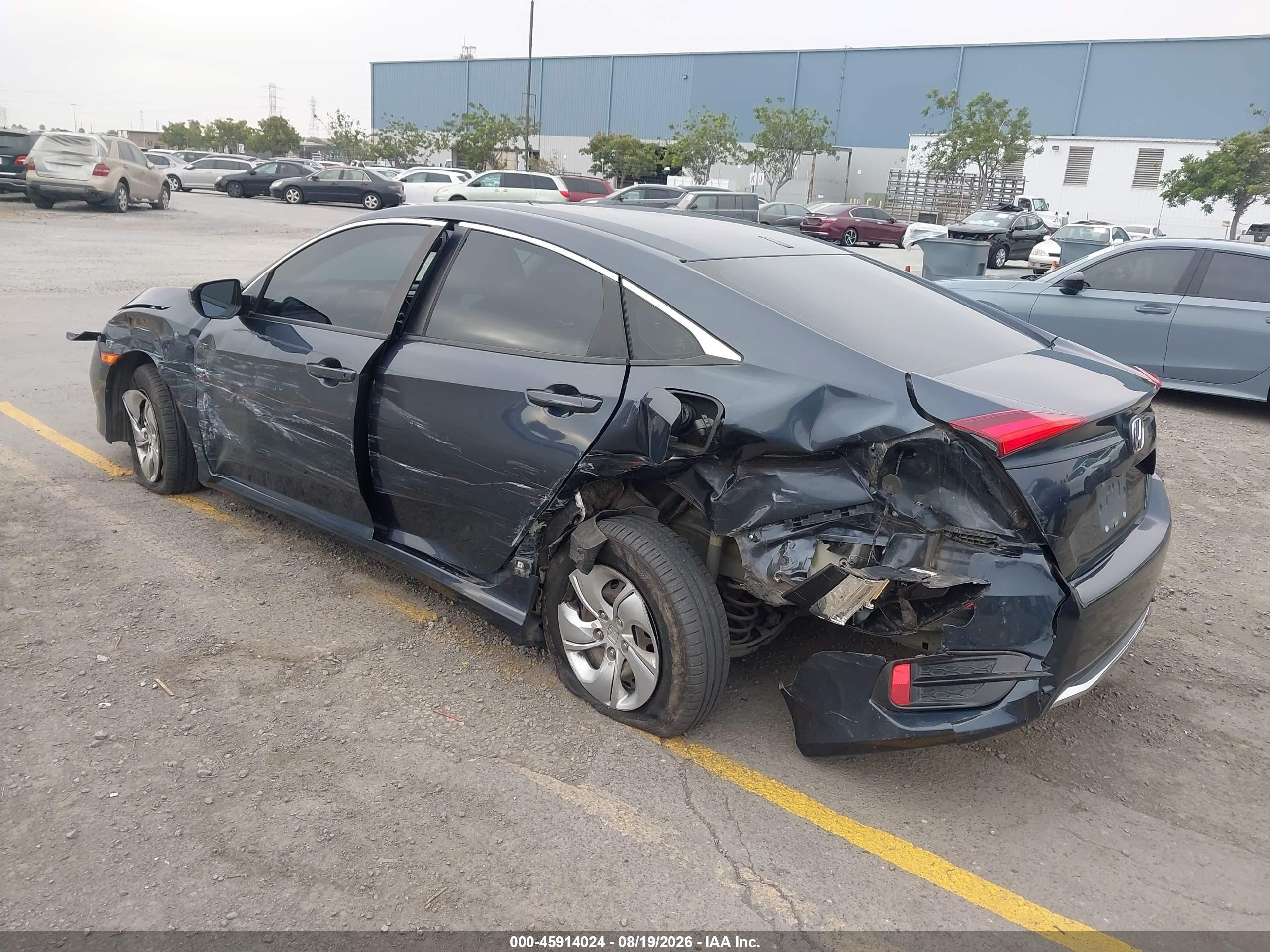 2021 Honda Civic Lx Navy vin: 2HGFC2F69MH530043