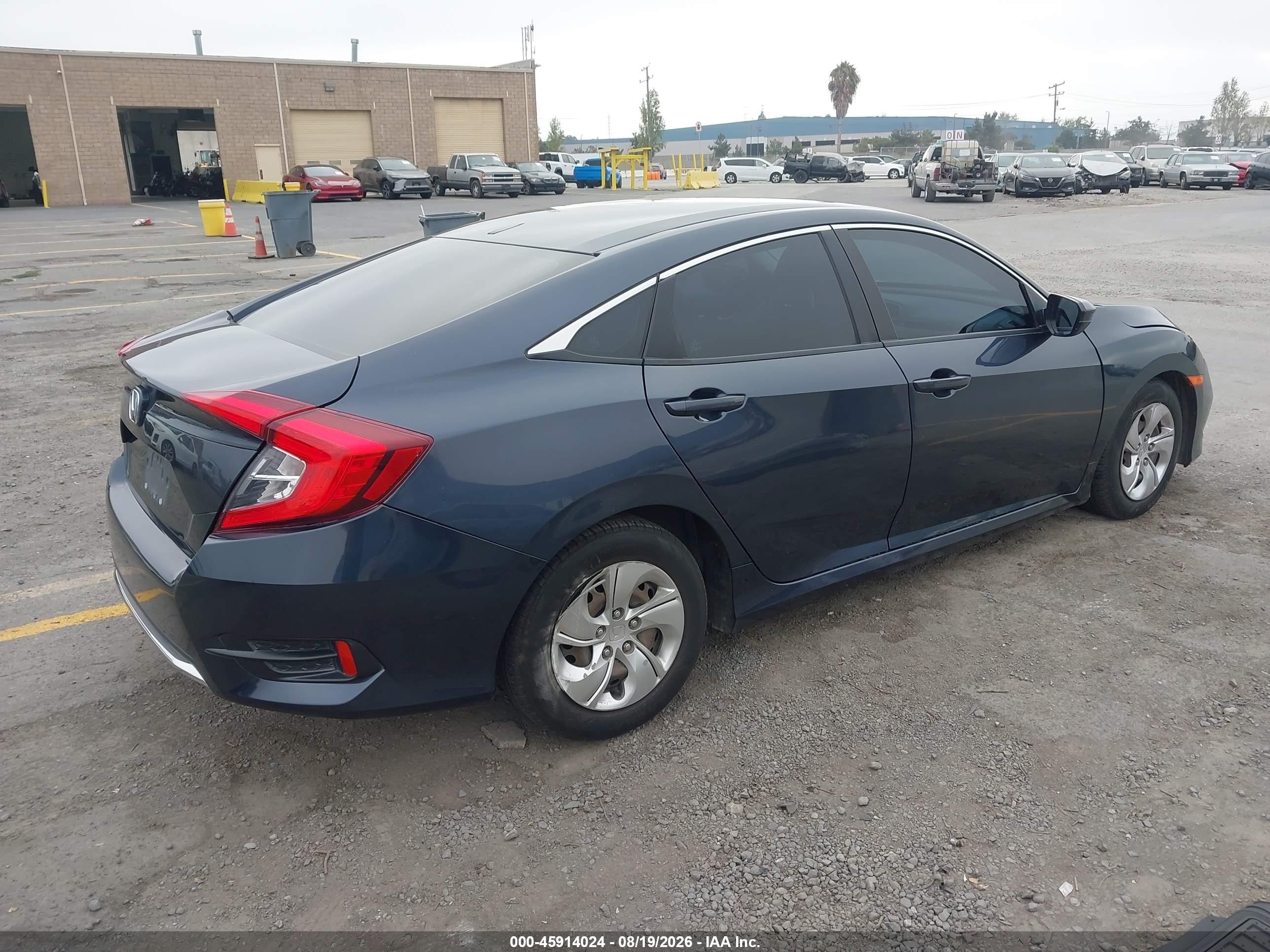 2021 Honda Civic Lx Navy vin: 2HGFC2F69MH530043