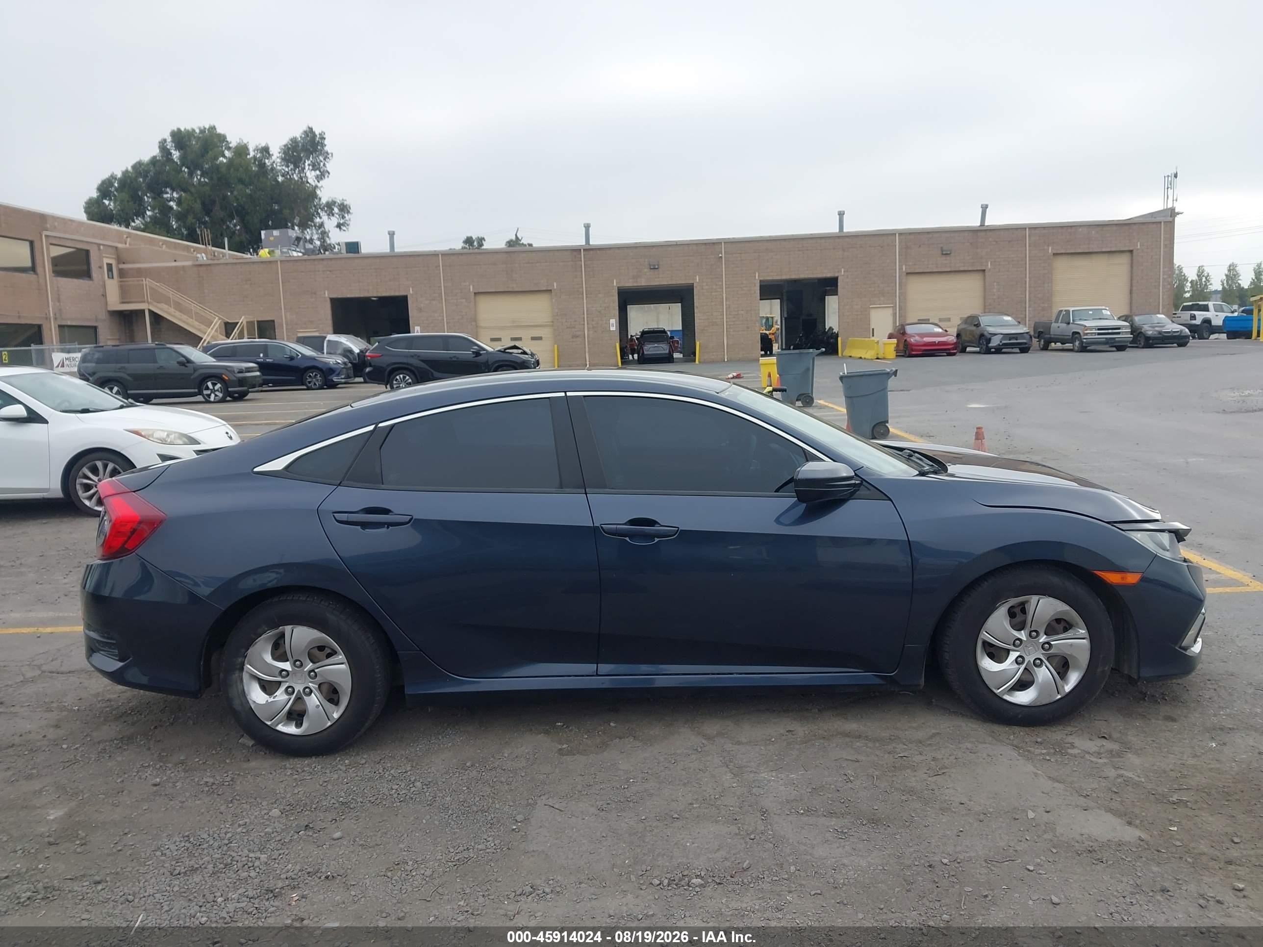 2021 Honda Civic Lx Navy vin: 2HGFC2F69MH530043