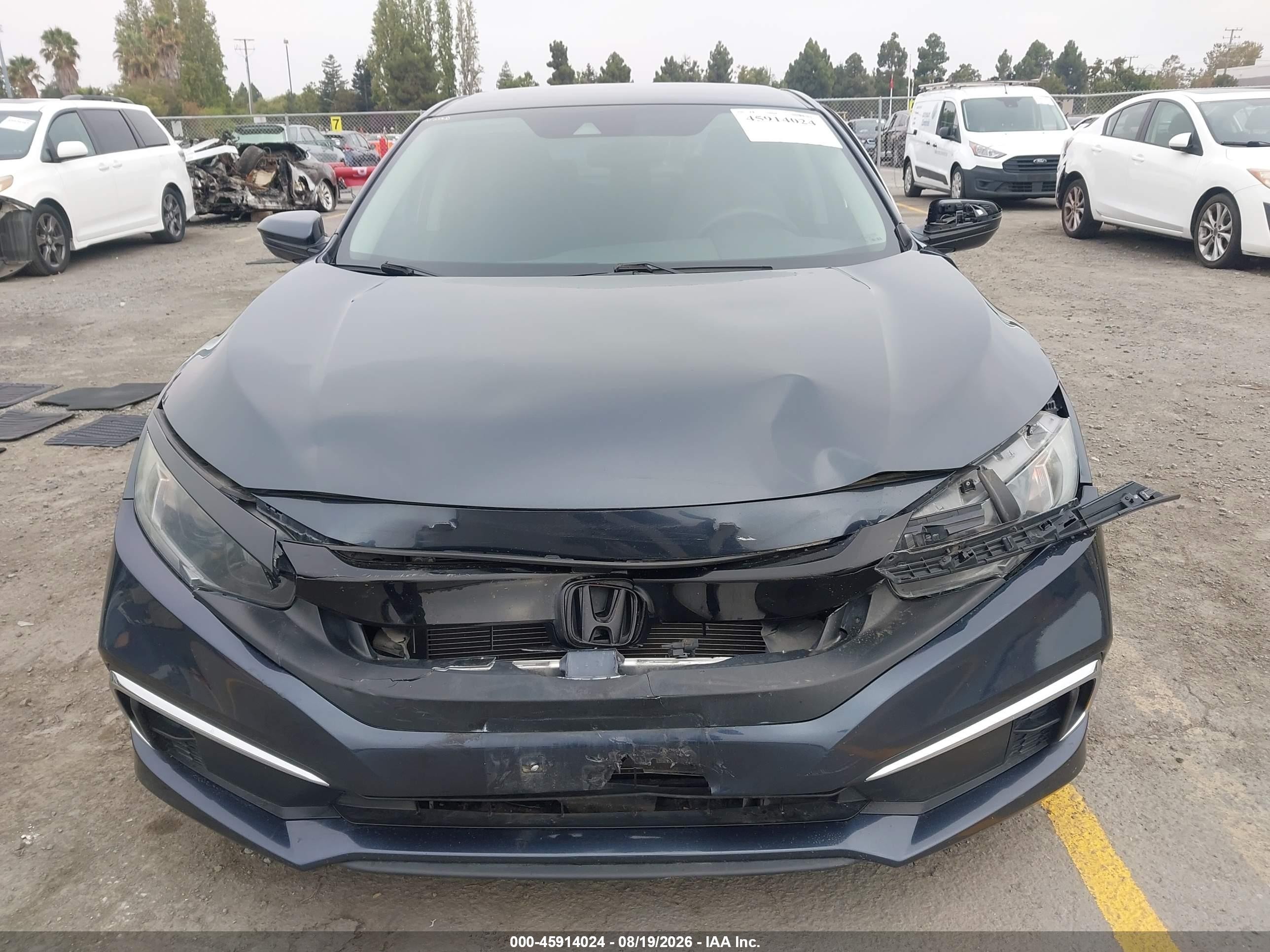 2021 Honda Civic Lx Navy vin: 2HGFC2F69MH530043