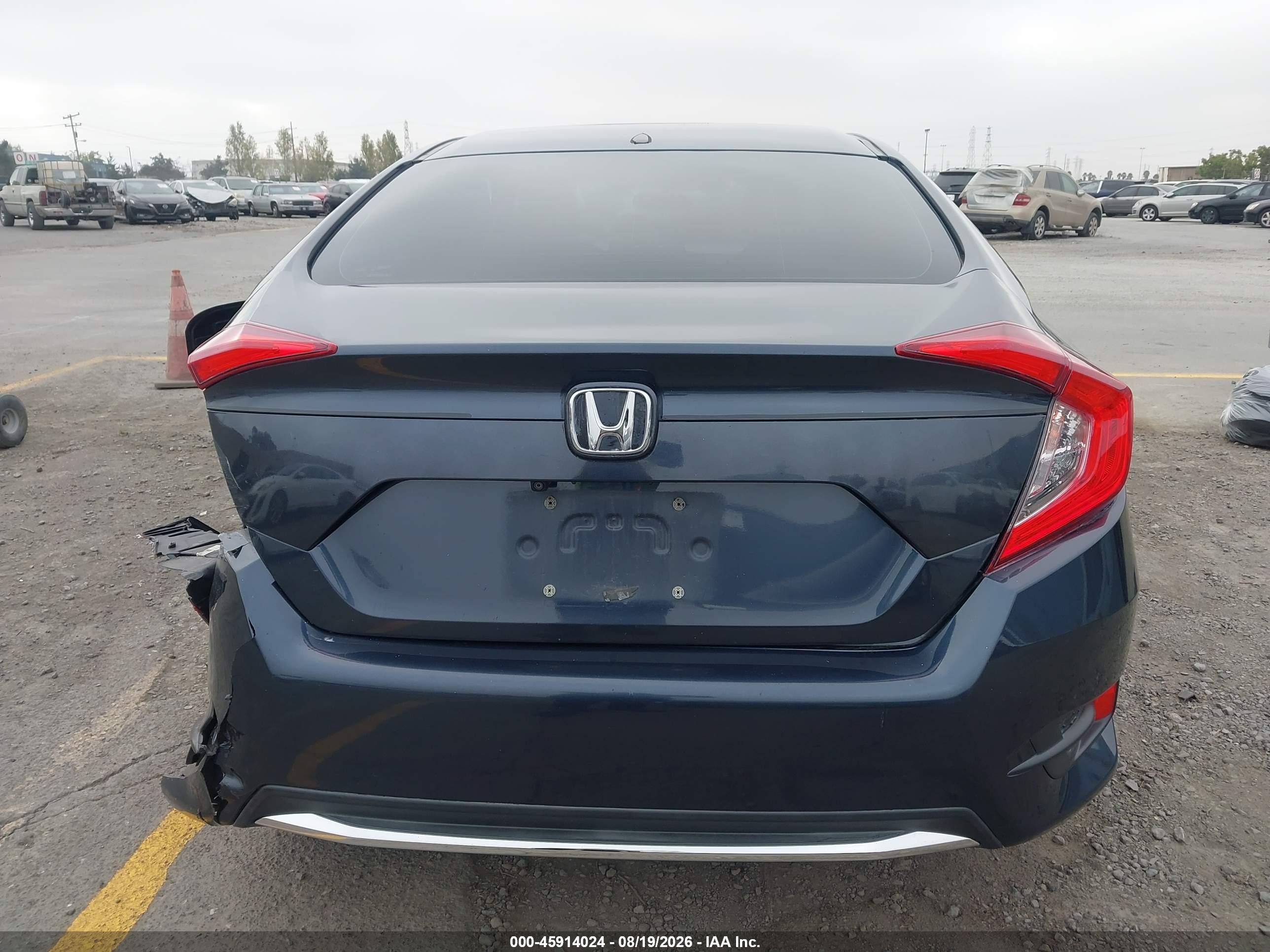 2021 Honda Civic Lx Navy vin: 2HGFC2F69MH530043