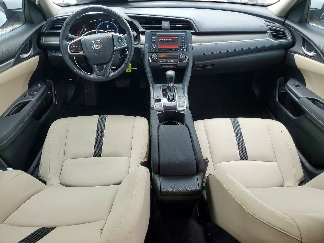 2021 Honda Civic Lx White vin: 2HGFC2F69MH536876