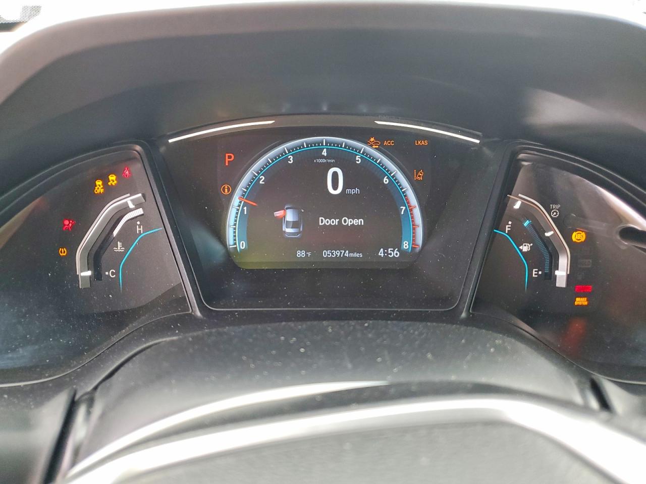 2021 Honda Civic Lx White vin: 2HGFC2F69MH536876