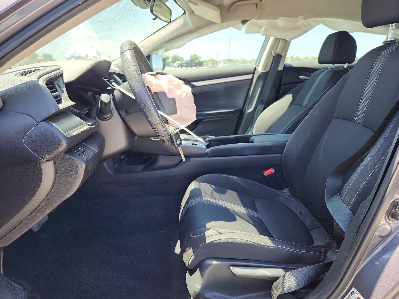 2019 Honda Civic Lx Gray vin: 2HGFC2F6XKH513104