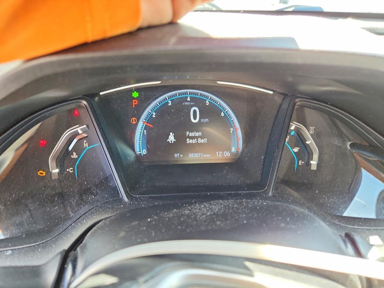 2019 Honda Civic Lx Gray vin: 2HGFC2F6XKH513104