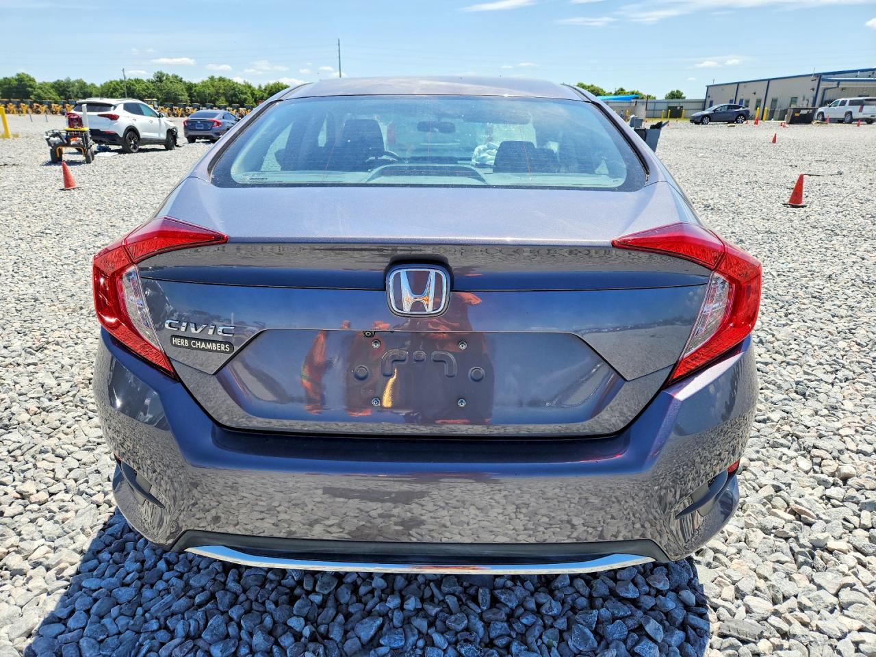 2019 Honda Civic Lx Gray vin: 2HGFC2F6XKH513104