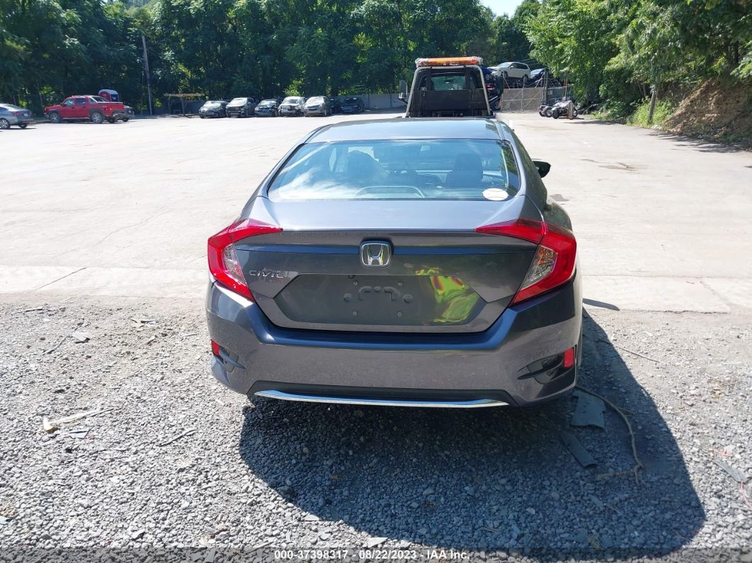 2019 Honda Civic Sedan Lx Gray vin: 2HGFC2F6XKH543459