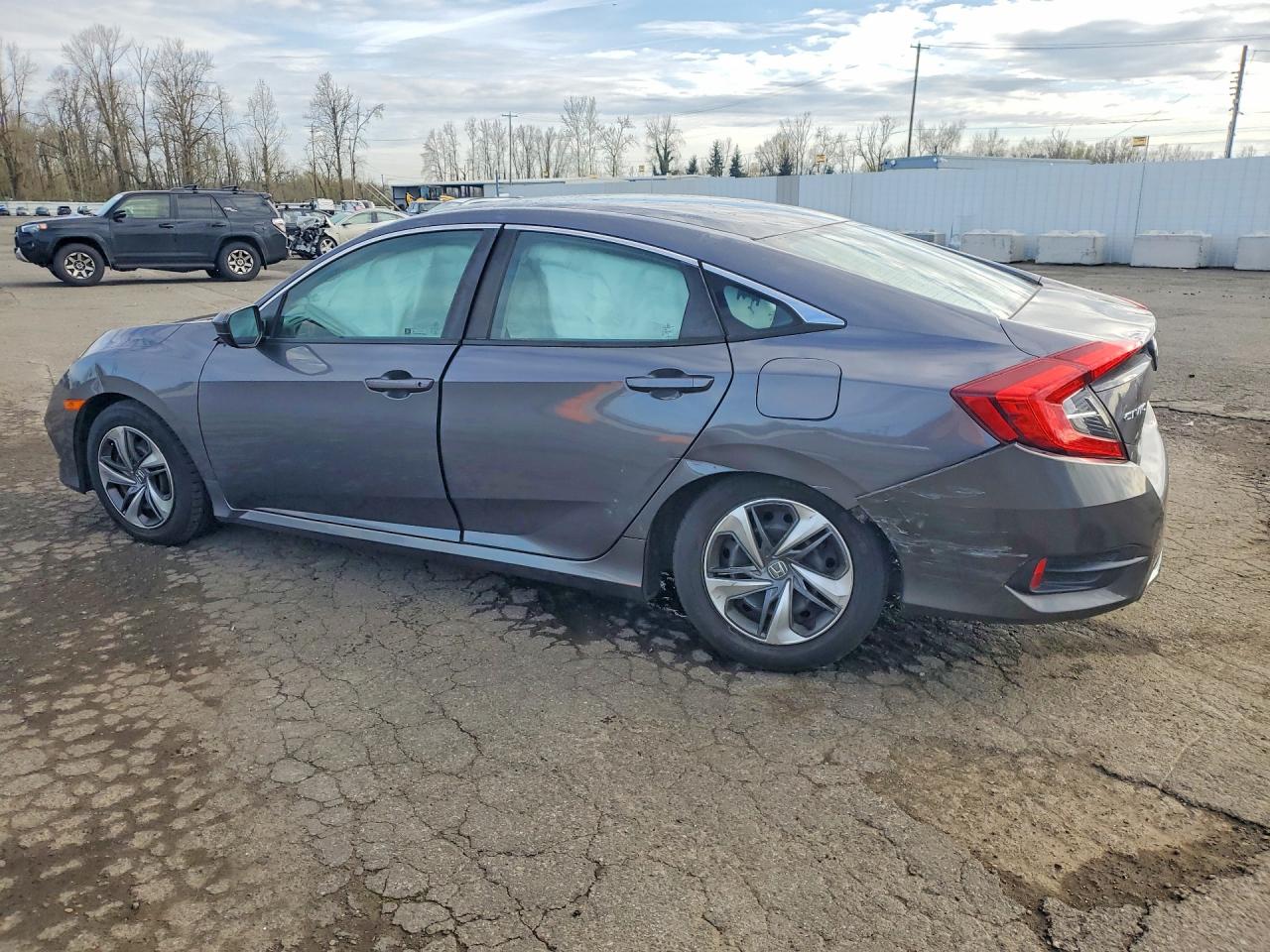 2019 Honda Civic Lx Серый vin: 2HGFC2F6XKH561475