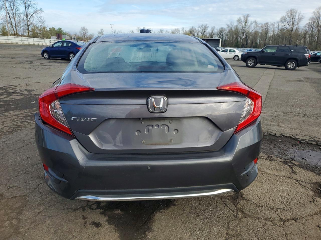 2019 Honda Civic Lx Серый vin: 2HGFC2F6XKH561475