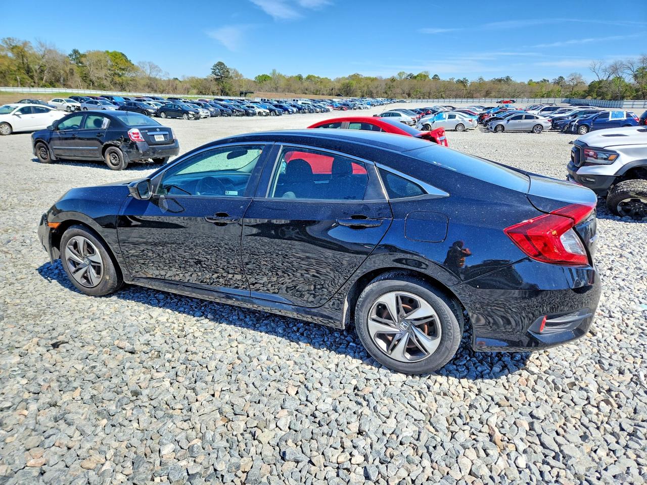 2020 Honda Civic Lx Black vin: 2HGFC2F6XLH503819