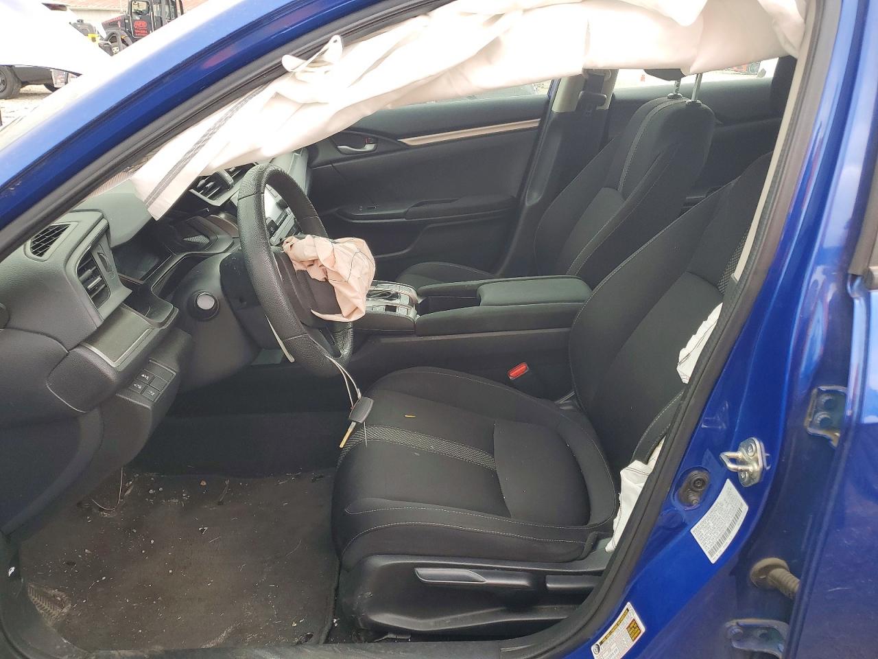 2021 Honda Civic Lx Blue vin: 2HGFC2F6XMH504759