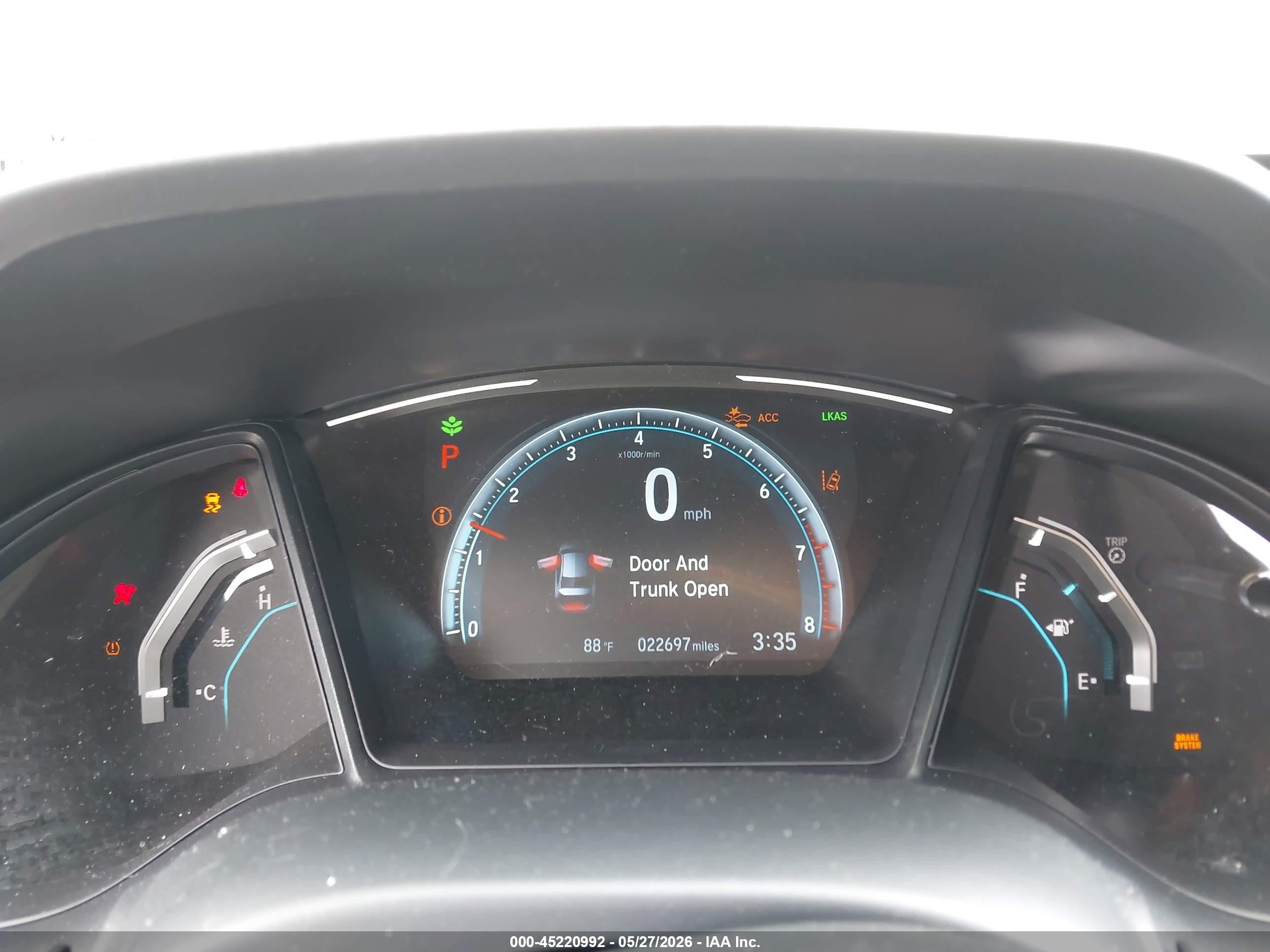 2021 Honda Civic Lx Синий vin: 2HGFC2F6XMH558966
