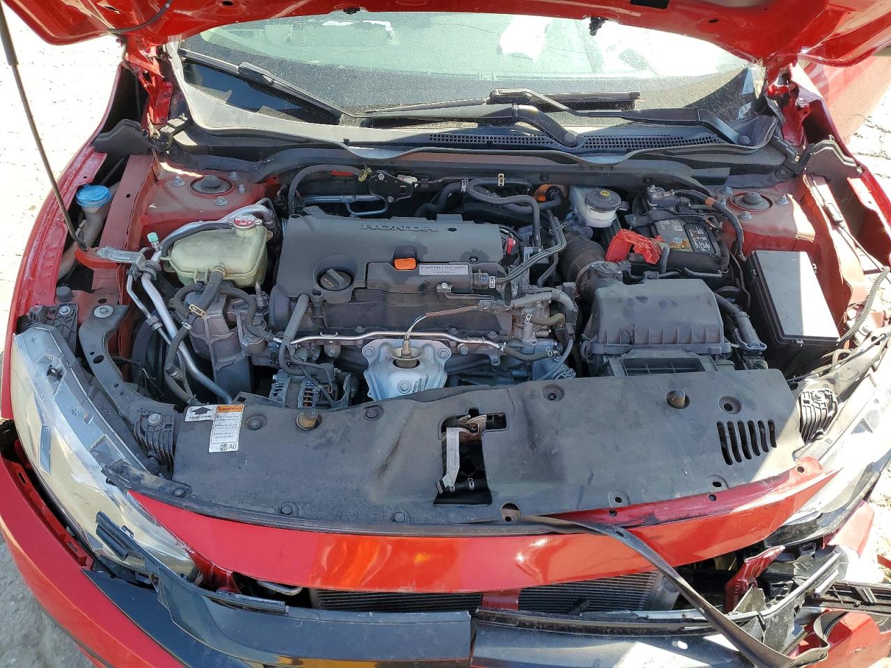 2016 Honda Civic Ex Red vin: 2HGFC2F70GH560576