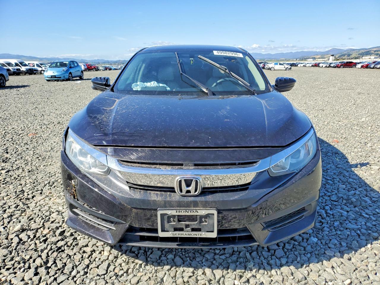 2017 Honda Civic Ex Purple vin: 2HGFC2F70HH501092