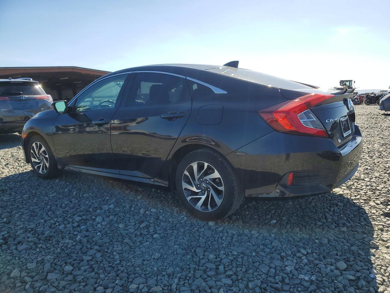 2017 Honda Civic Ex Purple vin: 2HGFC2F70HH501092