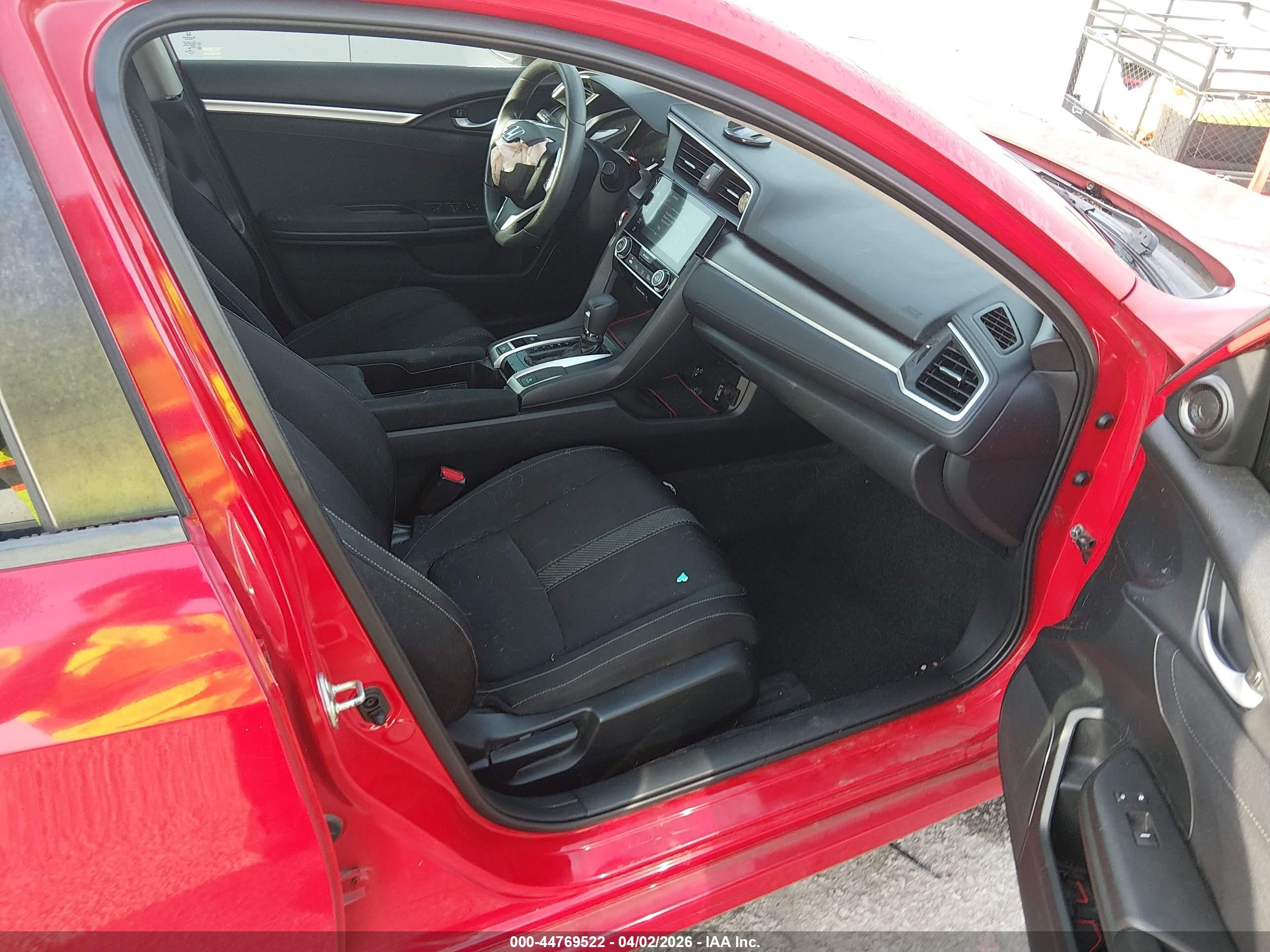 2016 Honda Civic Ex Red vin: 2HGFC2F72GH558523