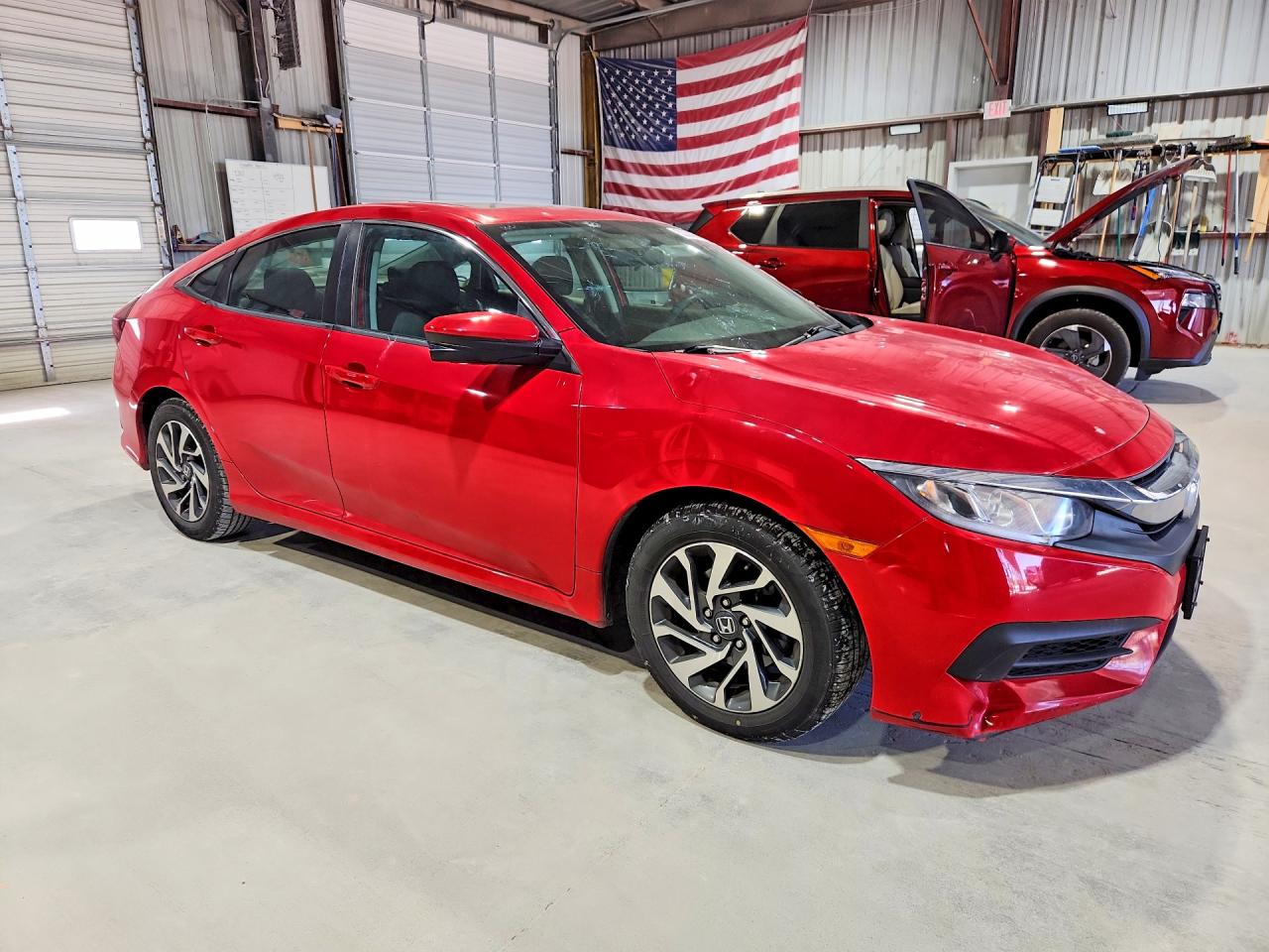 2016 Honda Civic Ex Red vin: 2HGFC2F72GH563401