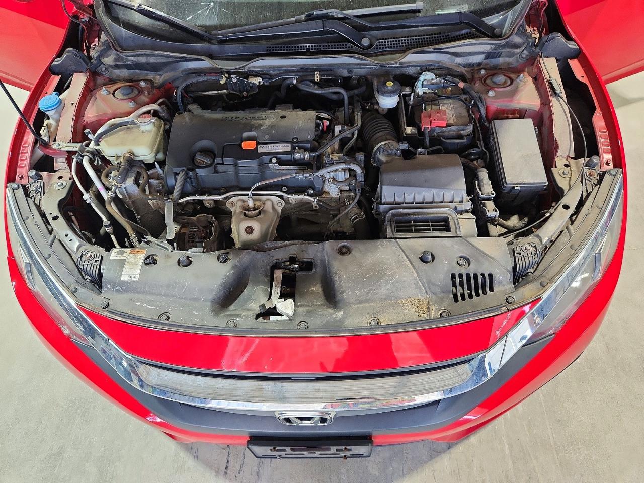 2016 Honda Civic Ex Red vin: 2HGFC2F72GH563401