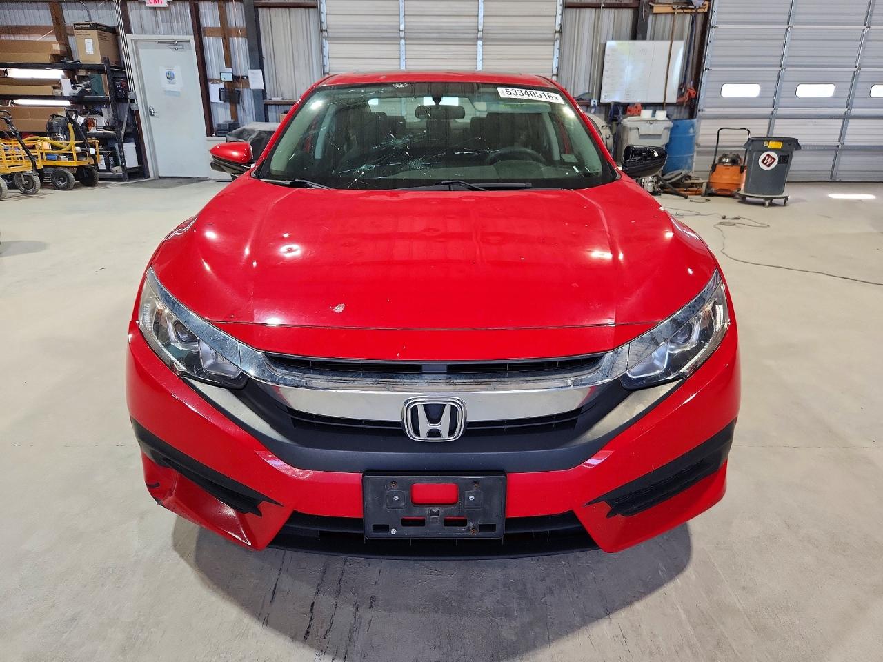 2016 Honda Civic Ex Red vin: 2HGFC2F72GH563401