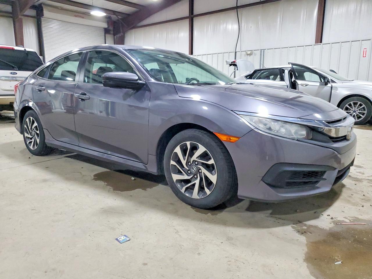 2016 Honda Civic Ex Gray vin: 2HGFC2F73GH516121