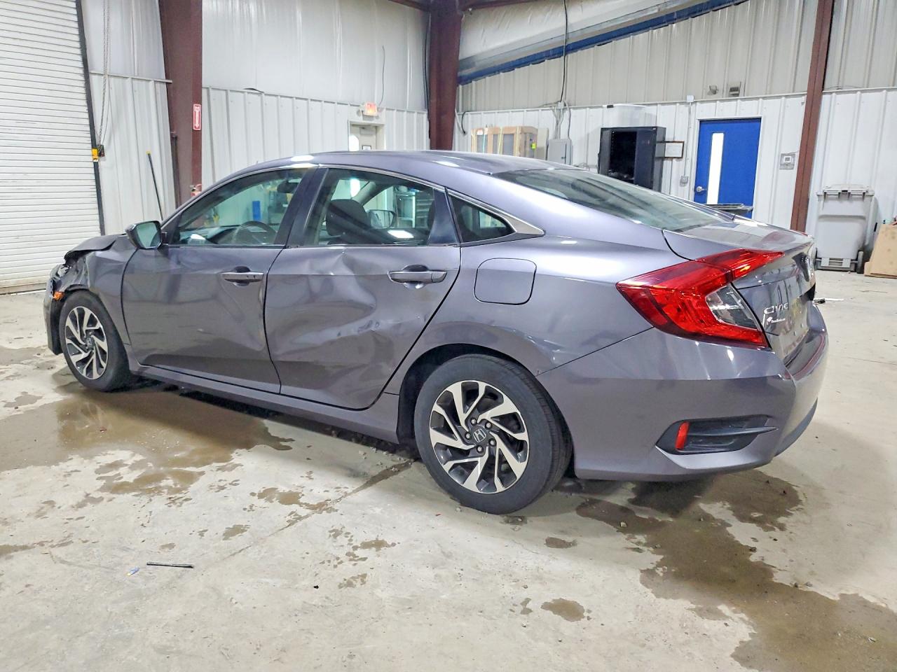 2016 Honda Civic Ex Gray vin: 2HGFC2F73GH516121