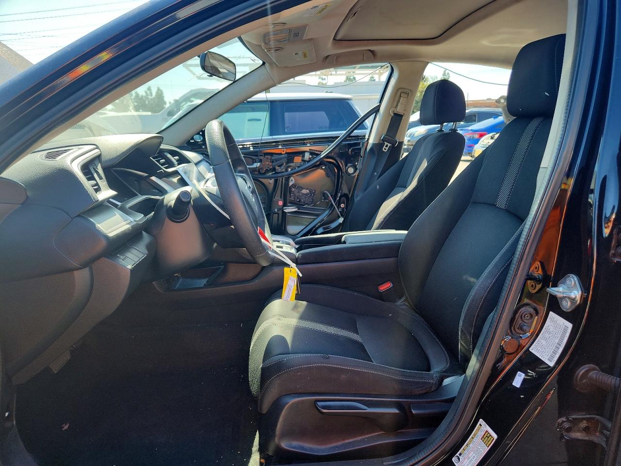 2017 Honda Civic Ex Black vin: 2HGFC2F73HH566955