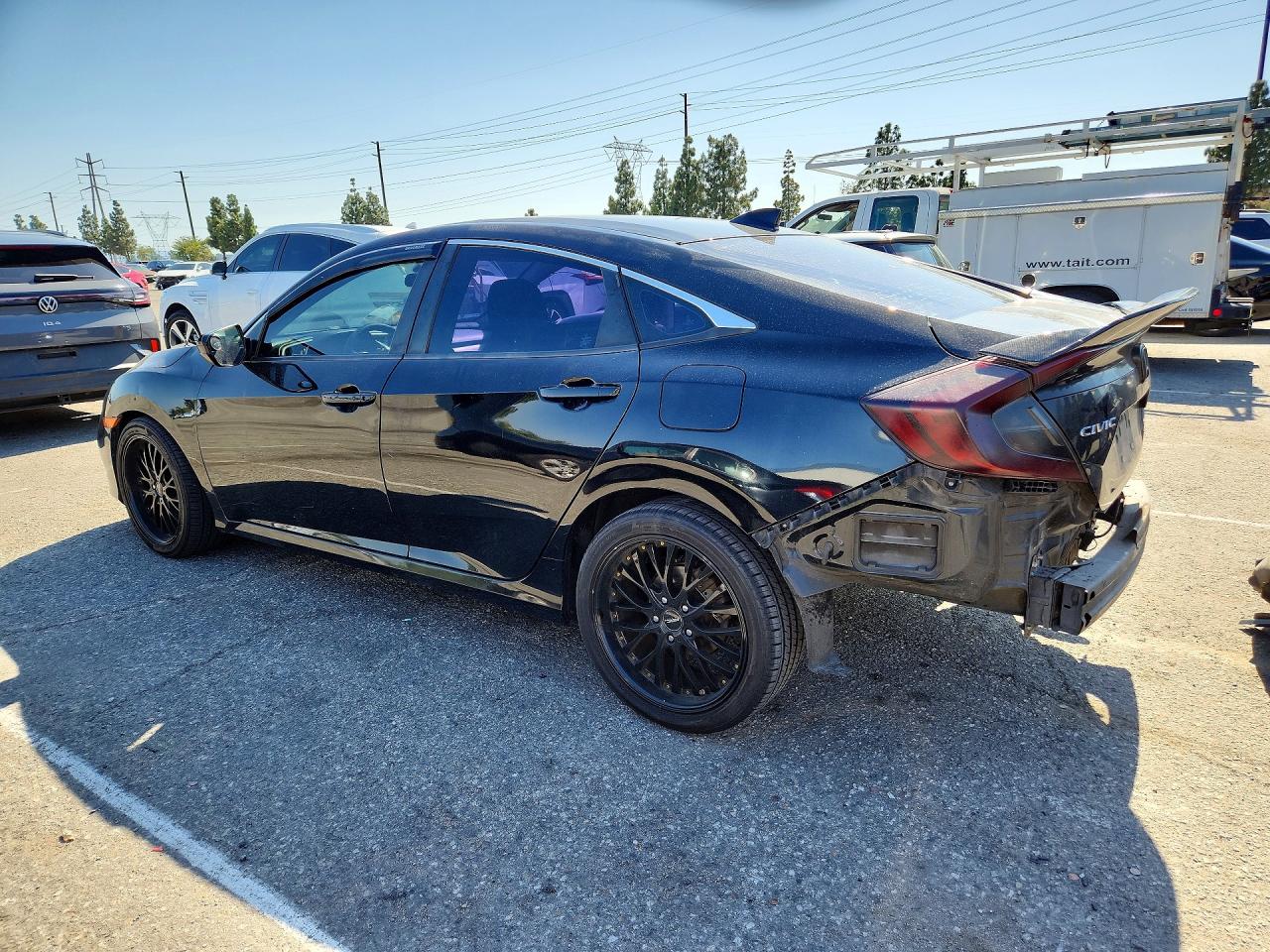 2017 Honda Civic Ex Black vin: 2HGFC2F73HH566955
