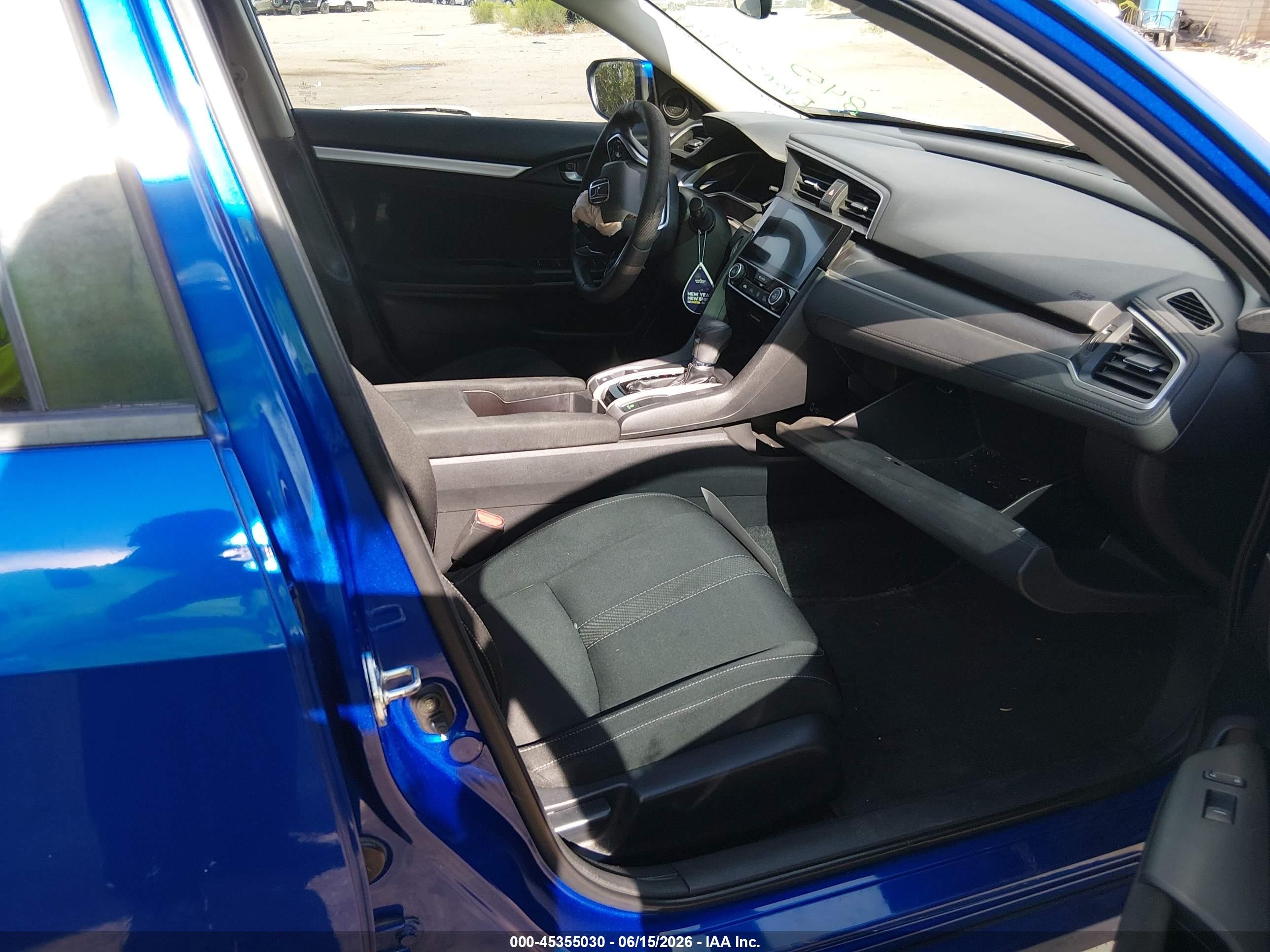 2018 Honda Civic Ex Blue vin: 2HGFC2F73JH552737