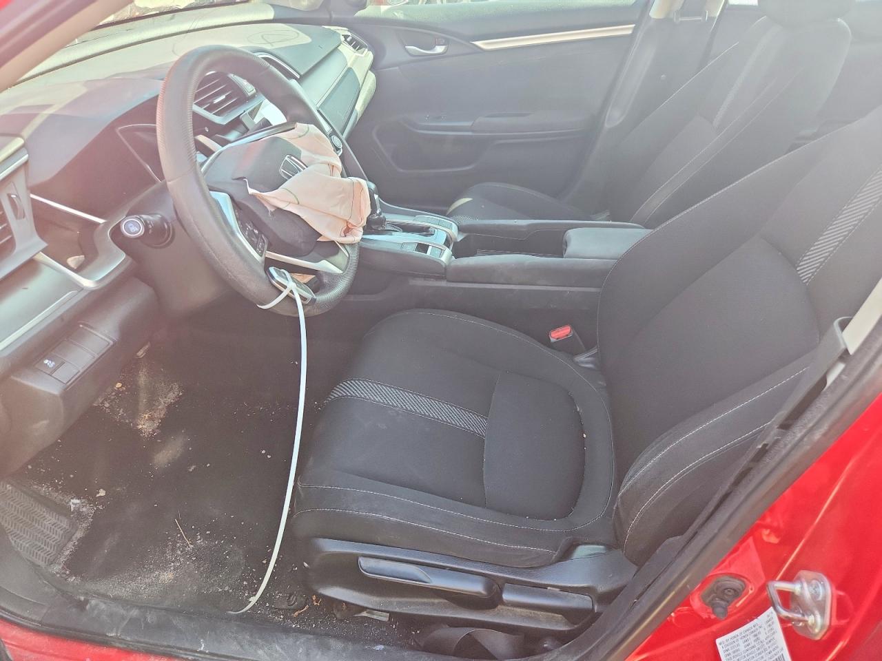 2018 Honda Civic Ex Red vin: 2HGFC2F73JH554486