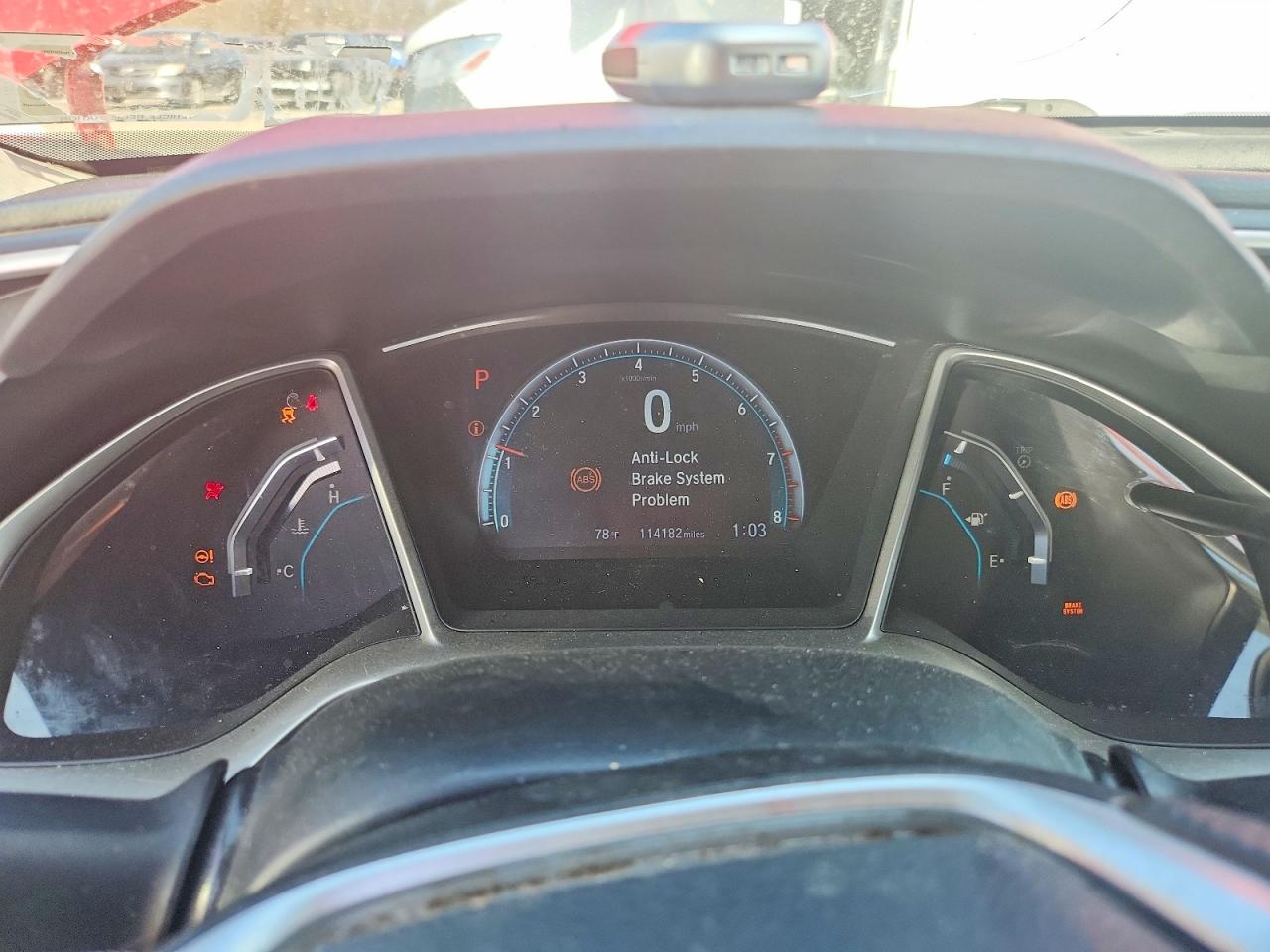 2018 Honda Civic Ex Red vin: 2HGFC2F73JH554486