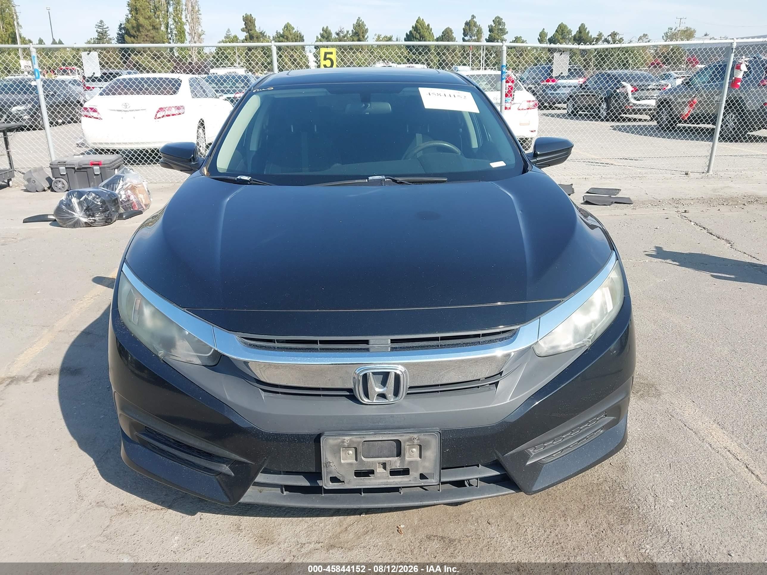 2016 Honda Civic Ex Black vin: 2HGFC2F76GH527355
