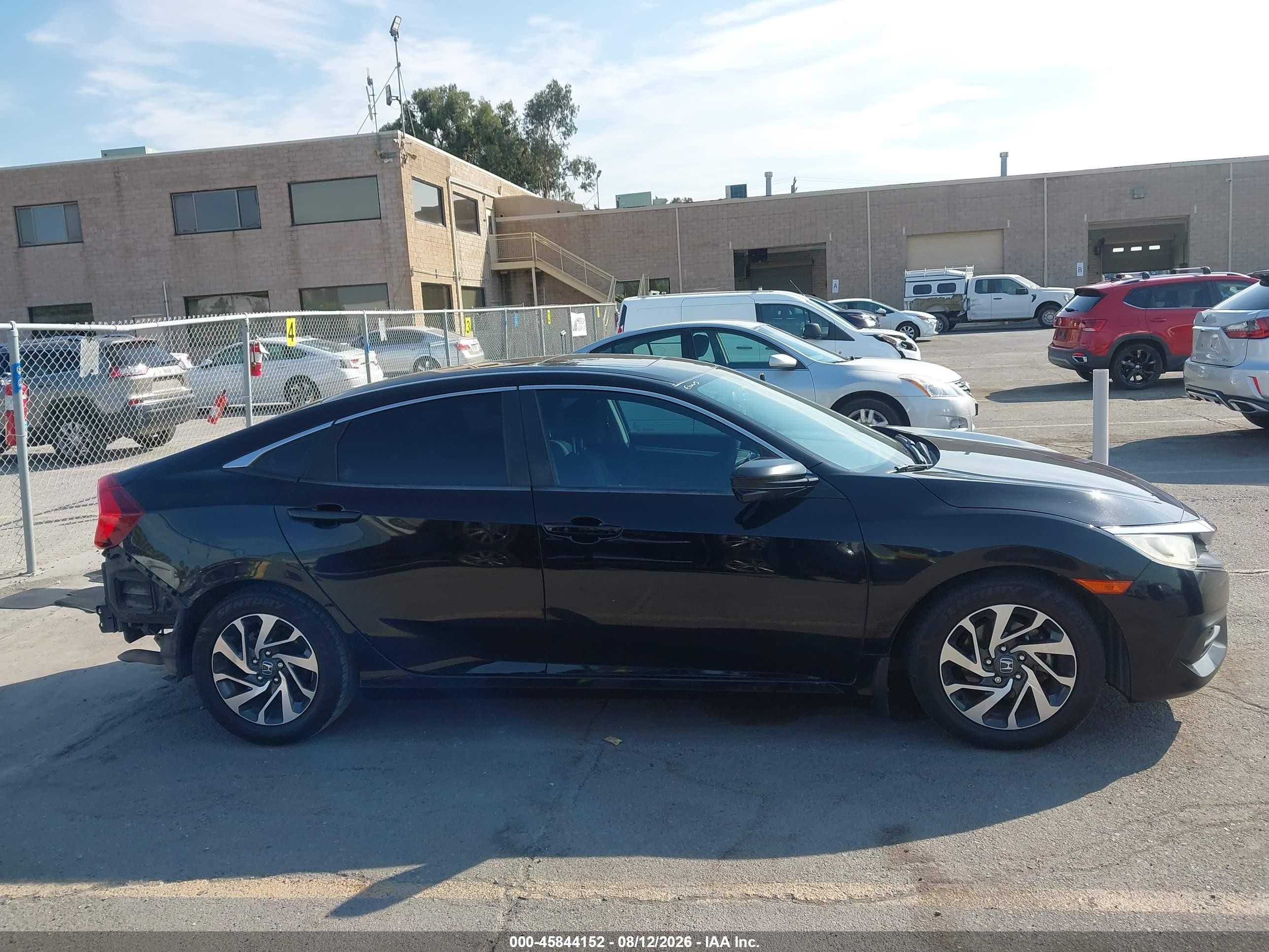 2016 Honda Civic Ex Black vin: 2HGFC2F76GH527355