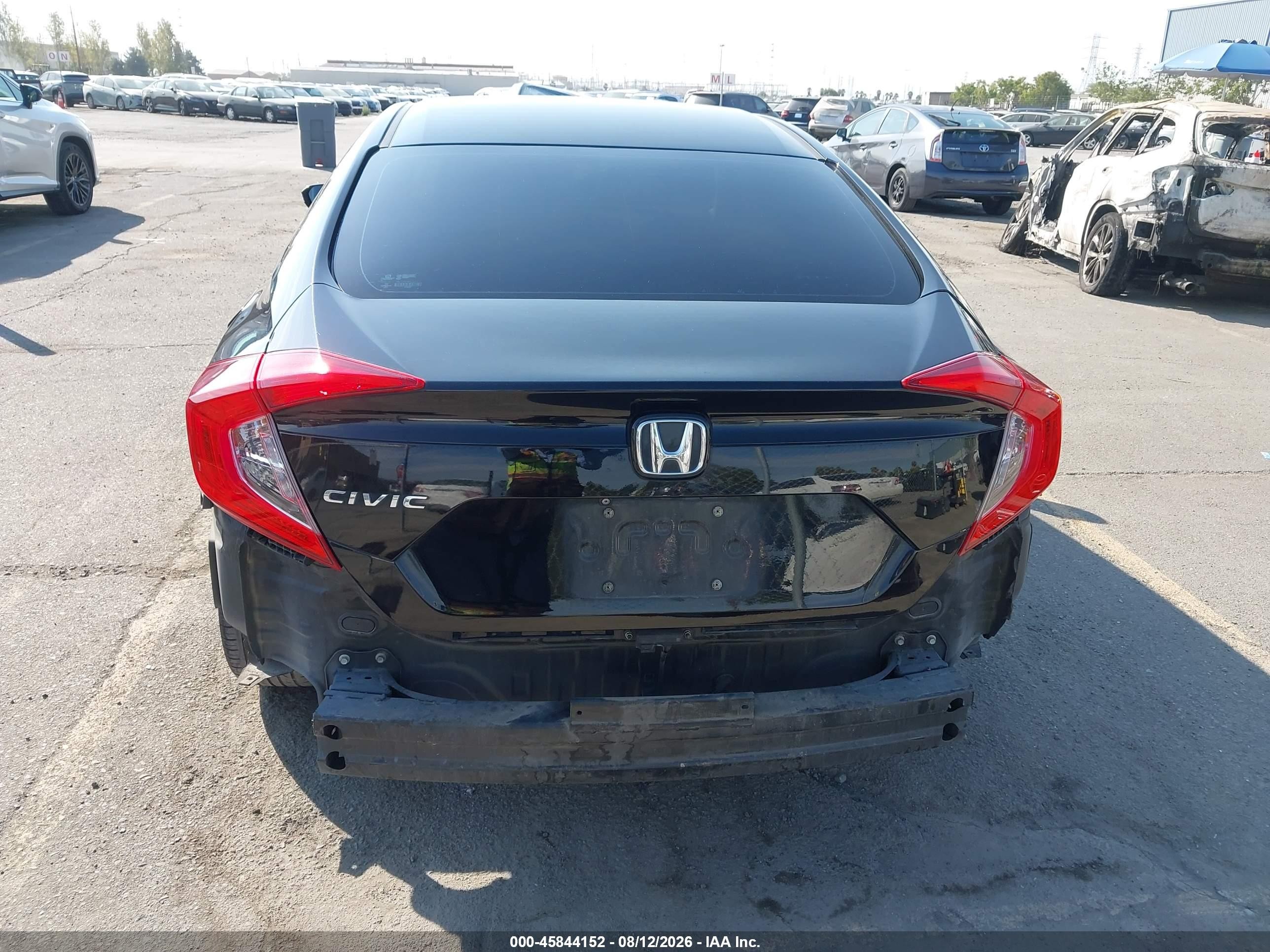2016 Honda Civic Ex Black vin: 2HGFC2F76GH527355