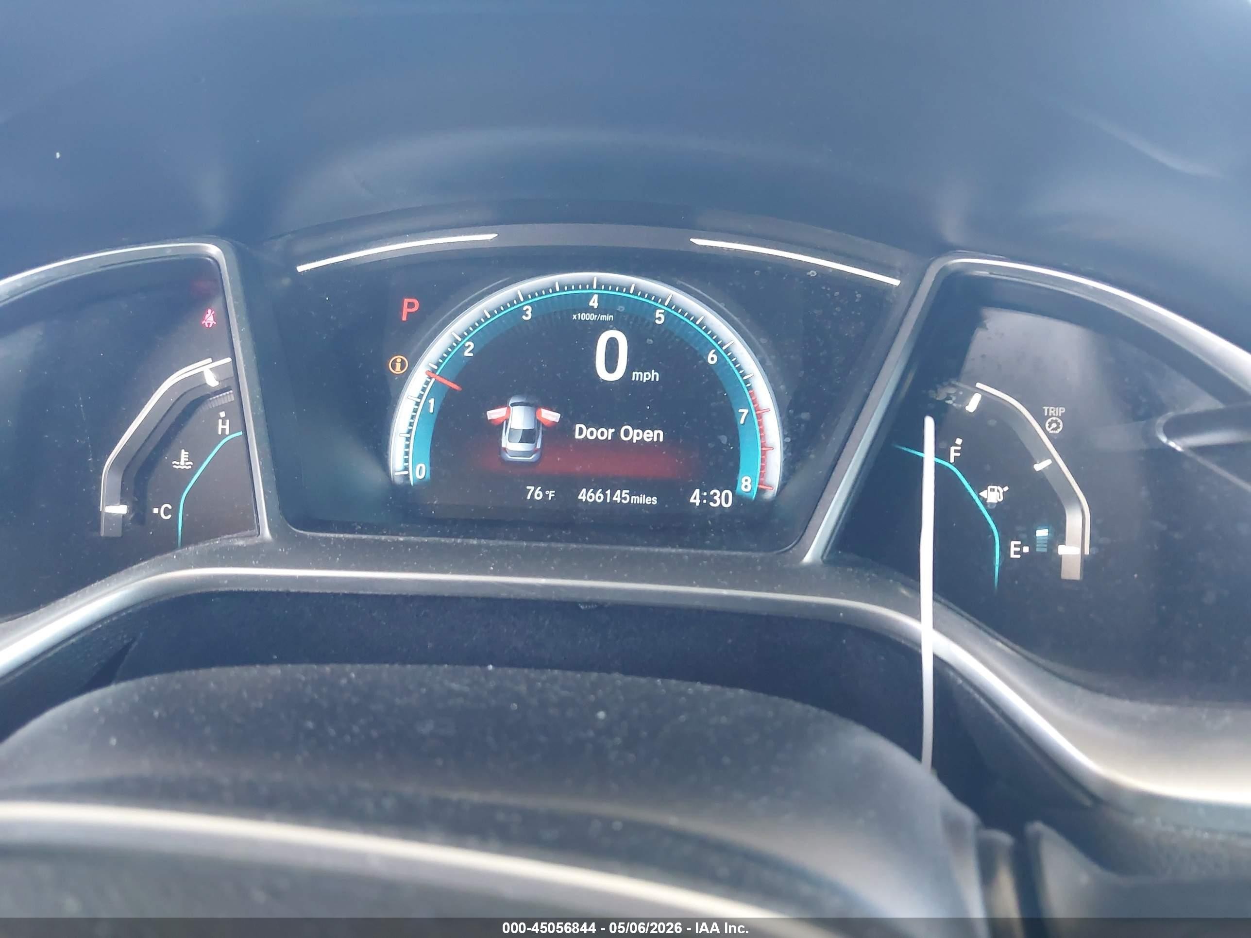 2017 Honda Civic Ex White vin: 2HGFC2F76HH566545