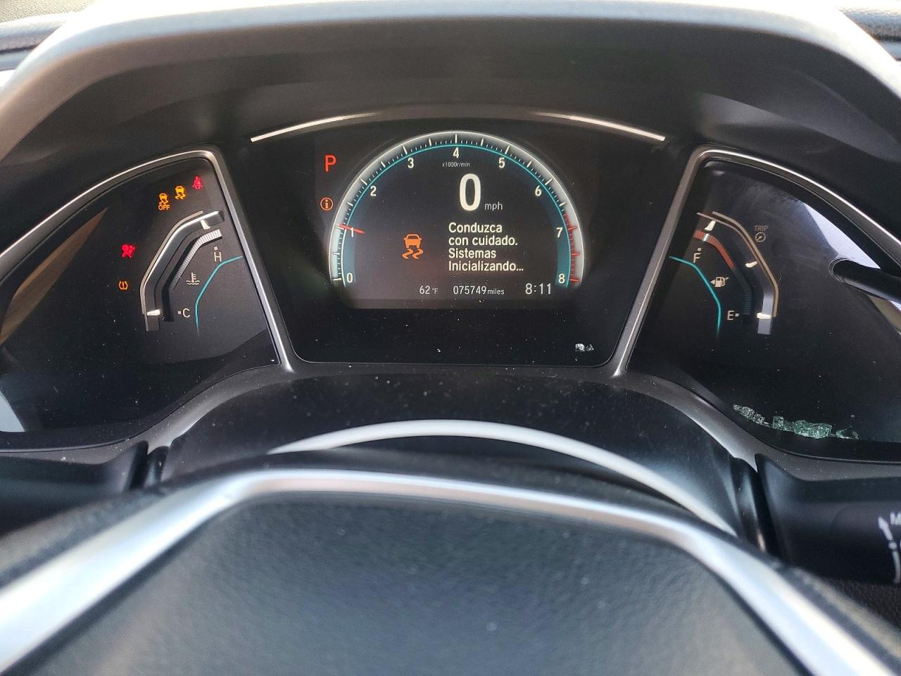 2018 Honda Civc White vin: 2HGFC2F76JH511888