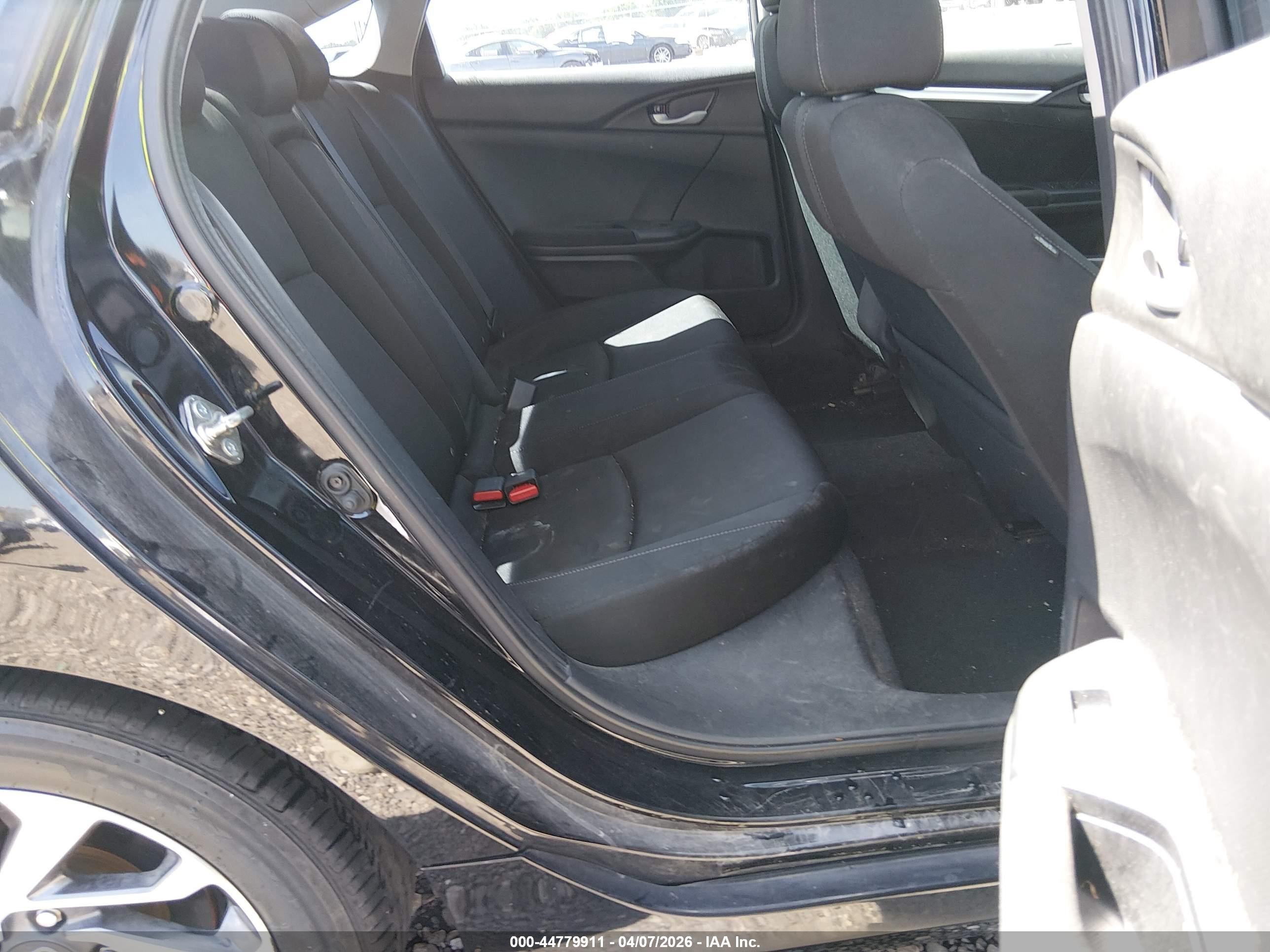 2018 Honda Civic Ex Black vin: 2HGFC2F76JH548178