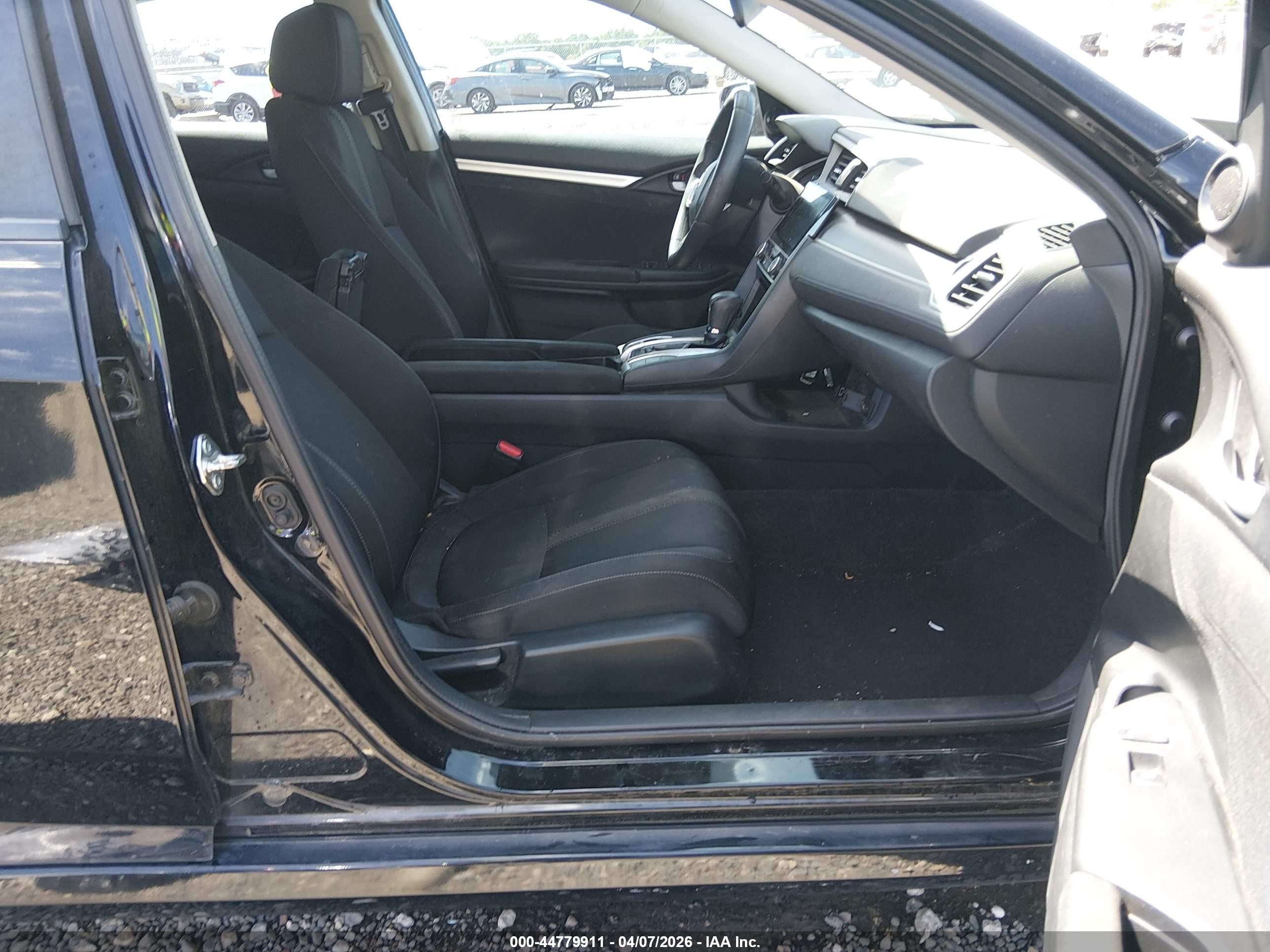 2018 Honda Civic Ex Black vin: 2HGFC2F76JH548178