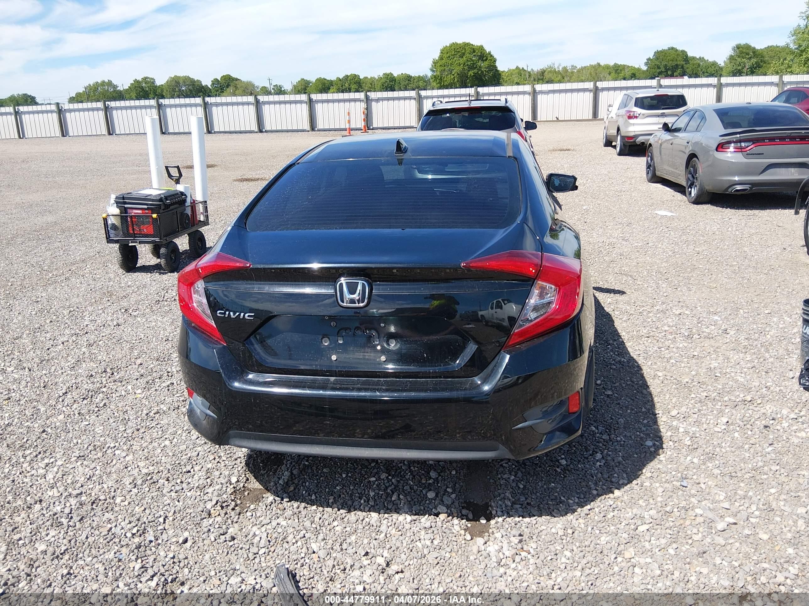 2018 Honda Civic Ex Black vin: 2HGFC2F76JH548178