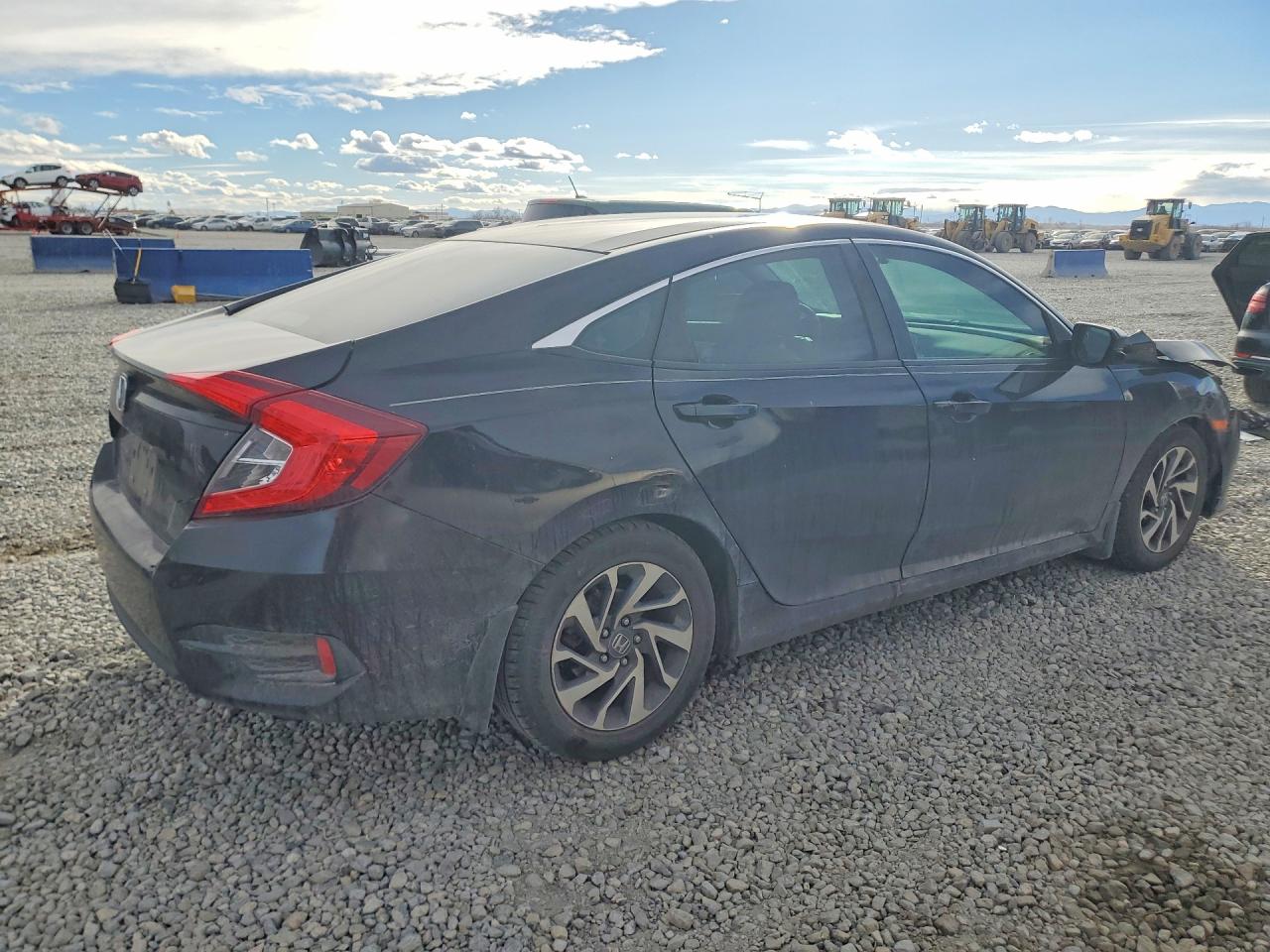 2016 Honda Civic Ex Black vin: 2HGFC2F77GH517448