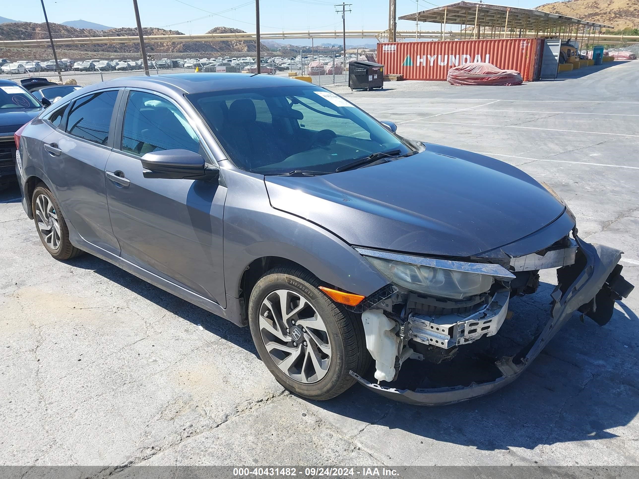 Price & History 2017 Honda Civic Ex 2.0l I-4 Dohc, Vvt, 158hp vin