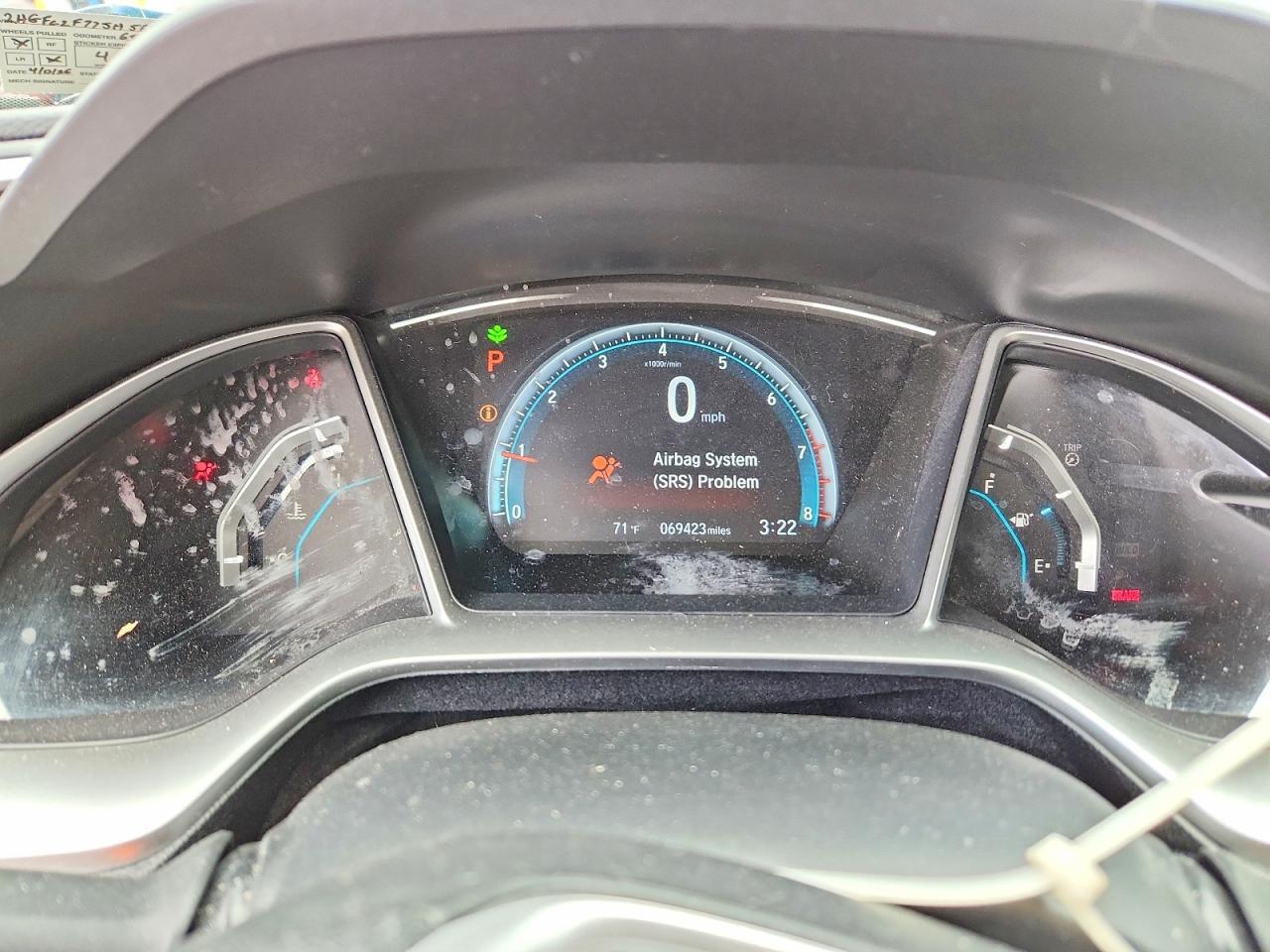 2018 Honda Civic Ex Blue vin: 2HGFC2F77JH565121