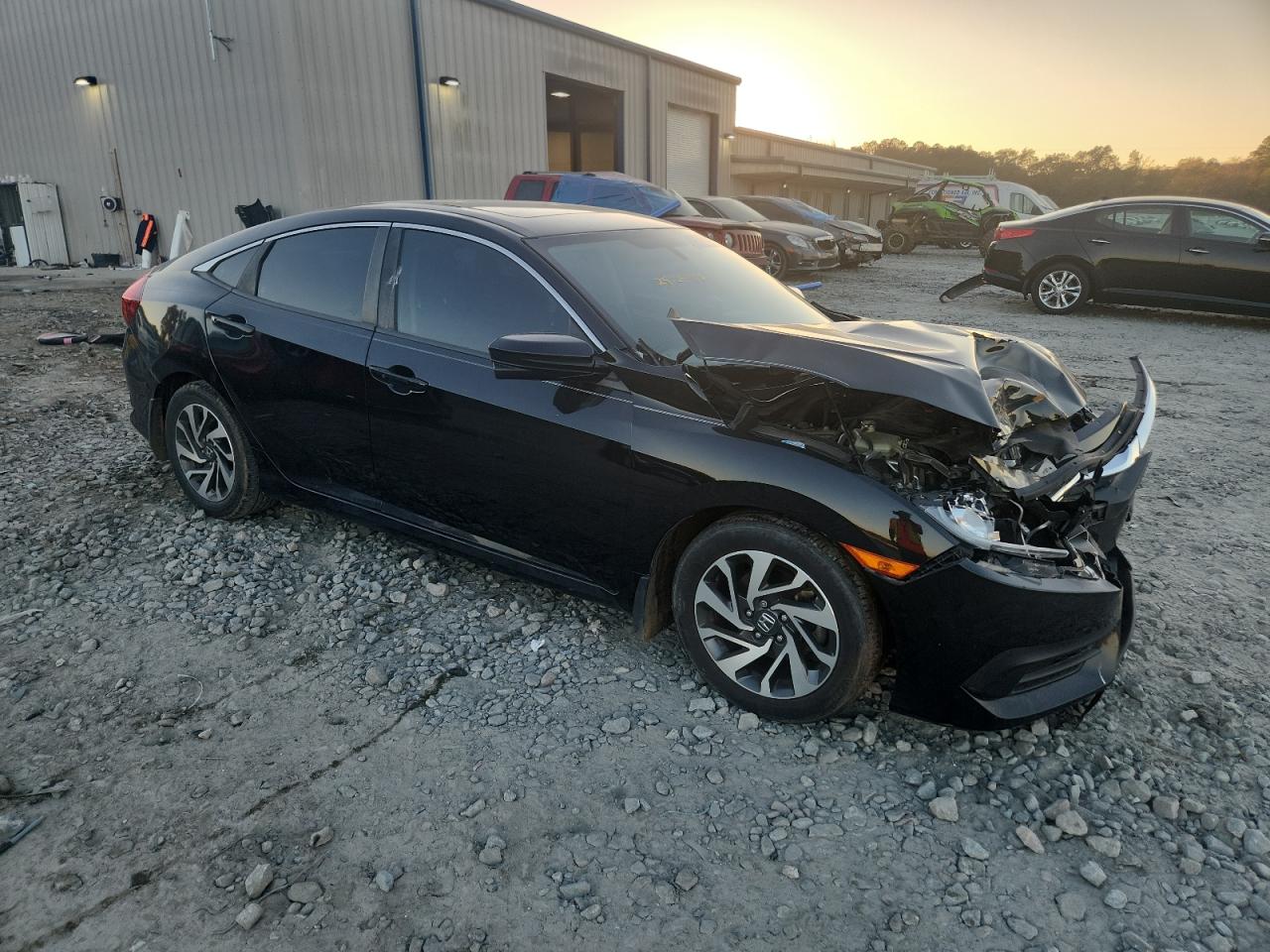 2016 Honda Civic Ex Black vin: 2HGFC2F78GH509245