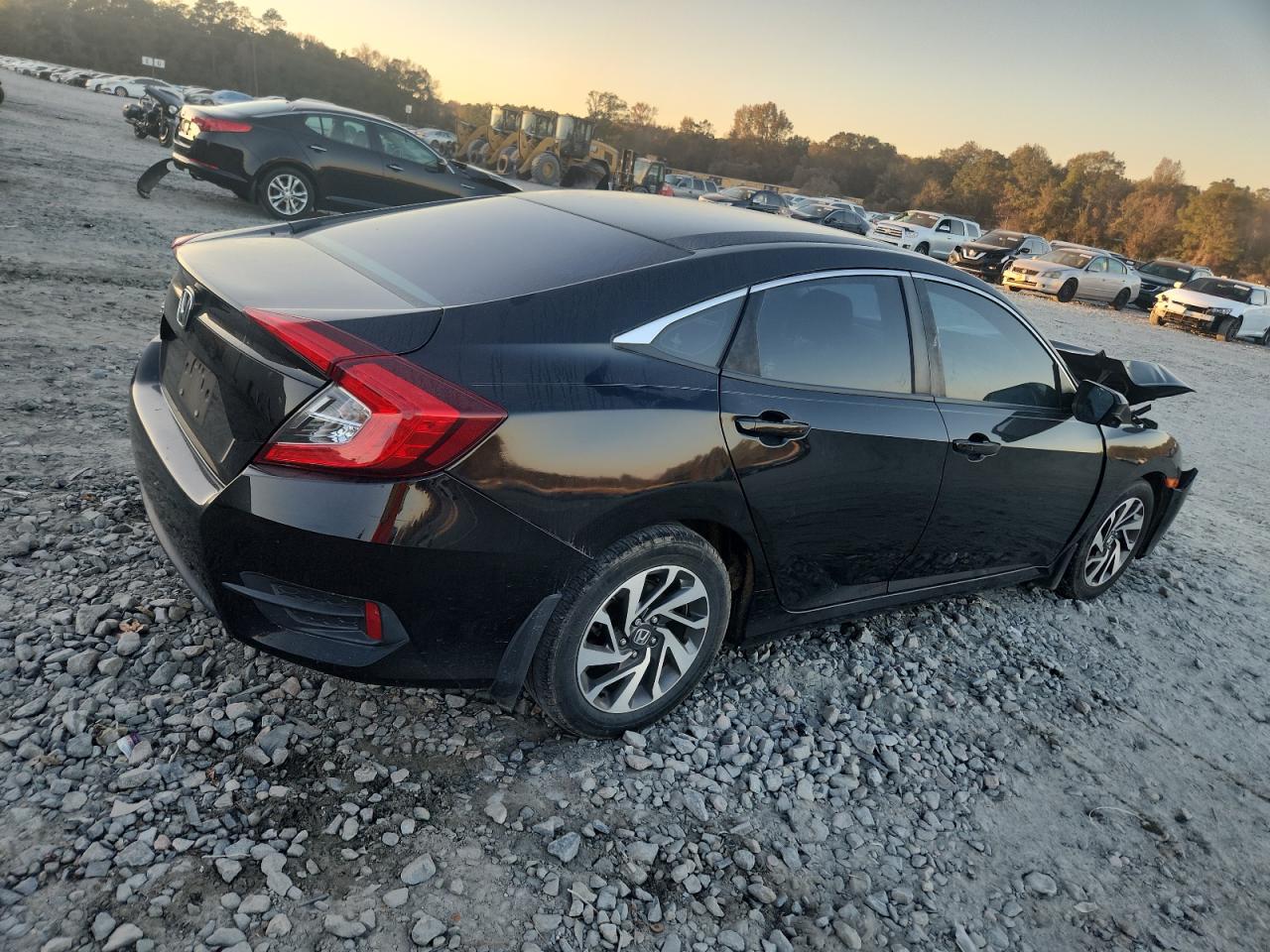2016 Honda Civic Ex Black vin: 2HGFC2F78GH509245