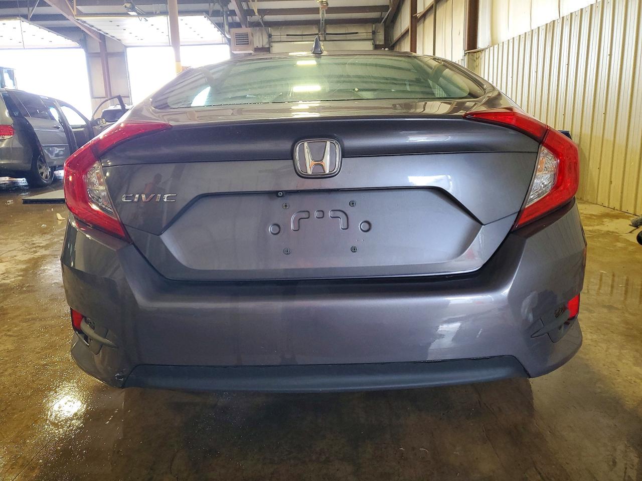 2017 Honda Civic Ex Gray vin: 2HGFC2F78HH512583